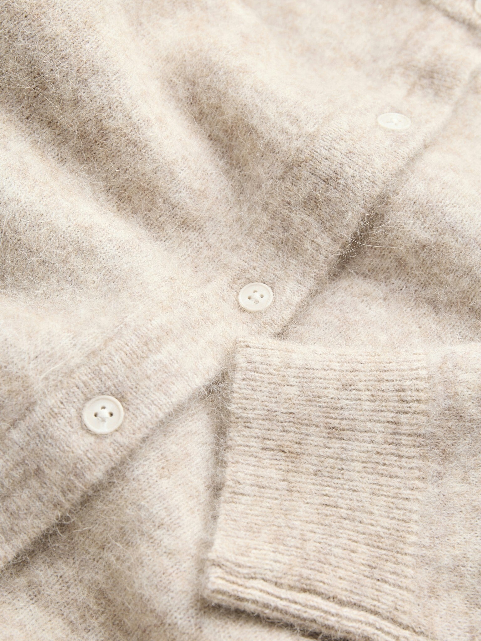 JXMATILDA WOOL CARDIGAN KNIT - FOG