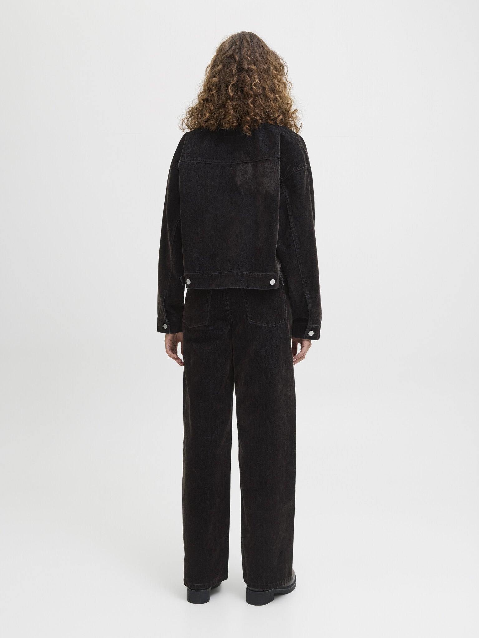 JXTOKYO FLOCK WIDE DENIM - BRUINE DENIM