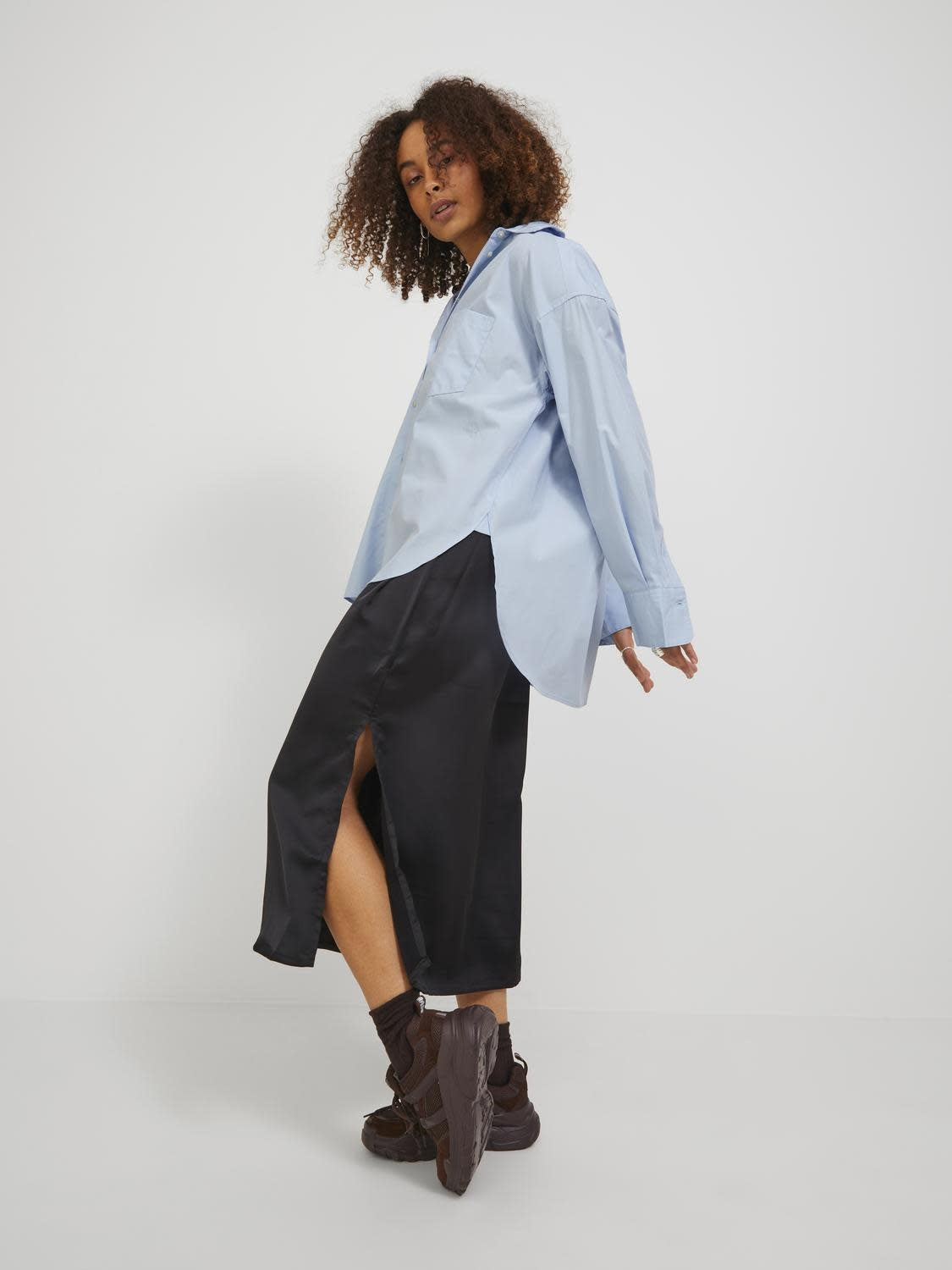 JXJAMIE POPLIN SHIRT - CASHMERE BLUE