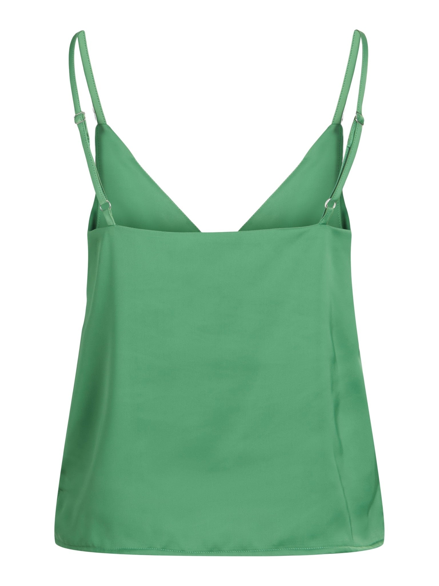 JXMALIA SATIN TOP - MEDIUM GREEN