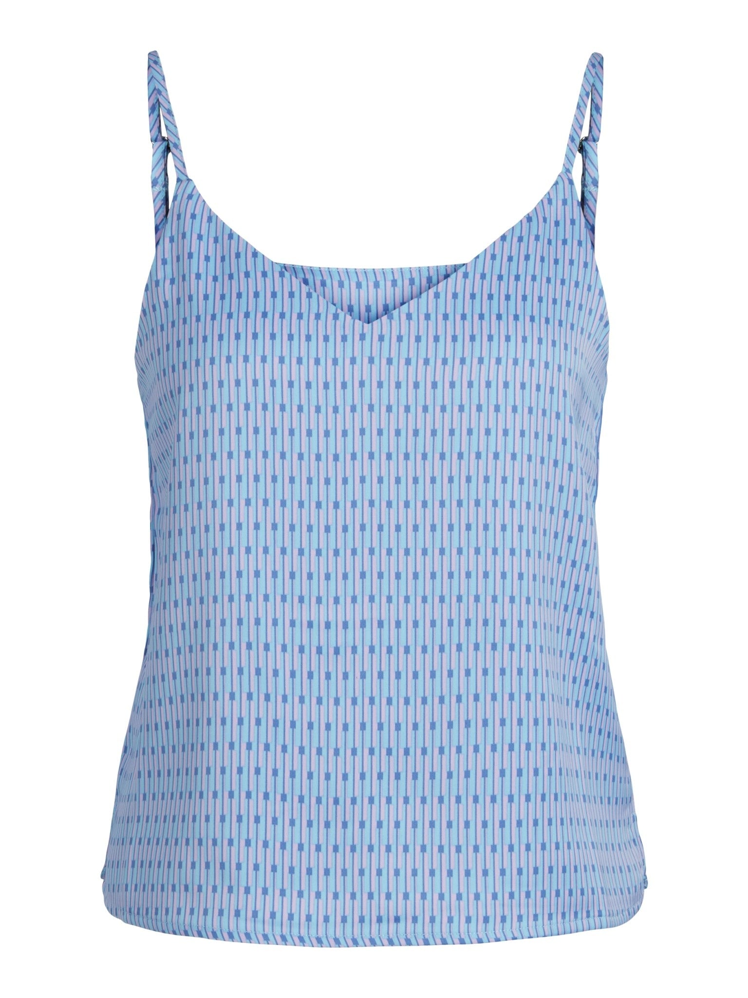 JXMALIA SATIN TOP - SILVER LAKE BLUE