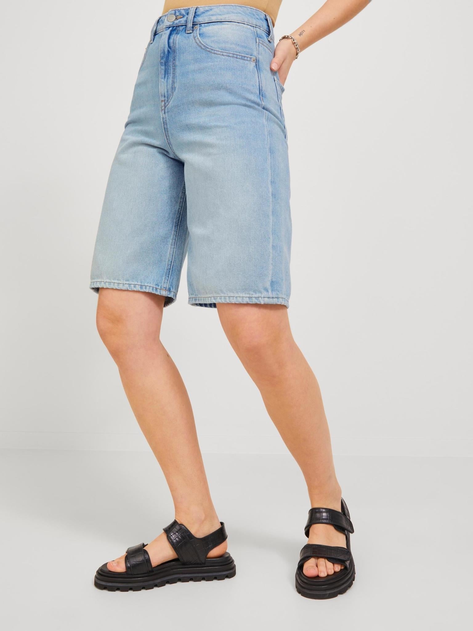 JXFIA LONG SHORTS - LIGHT BLUE DENIM