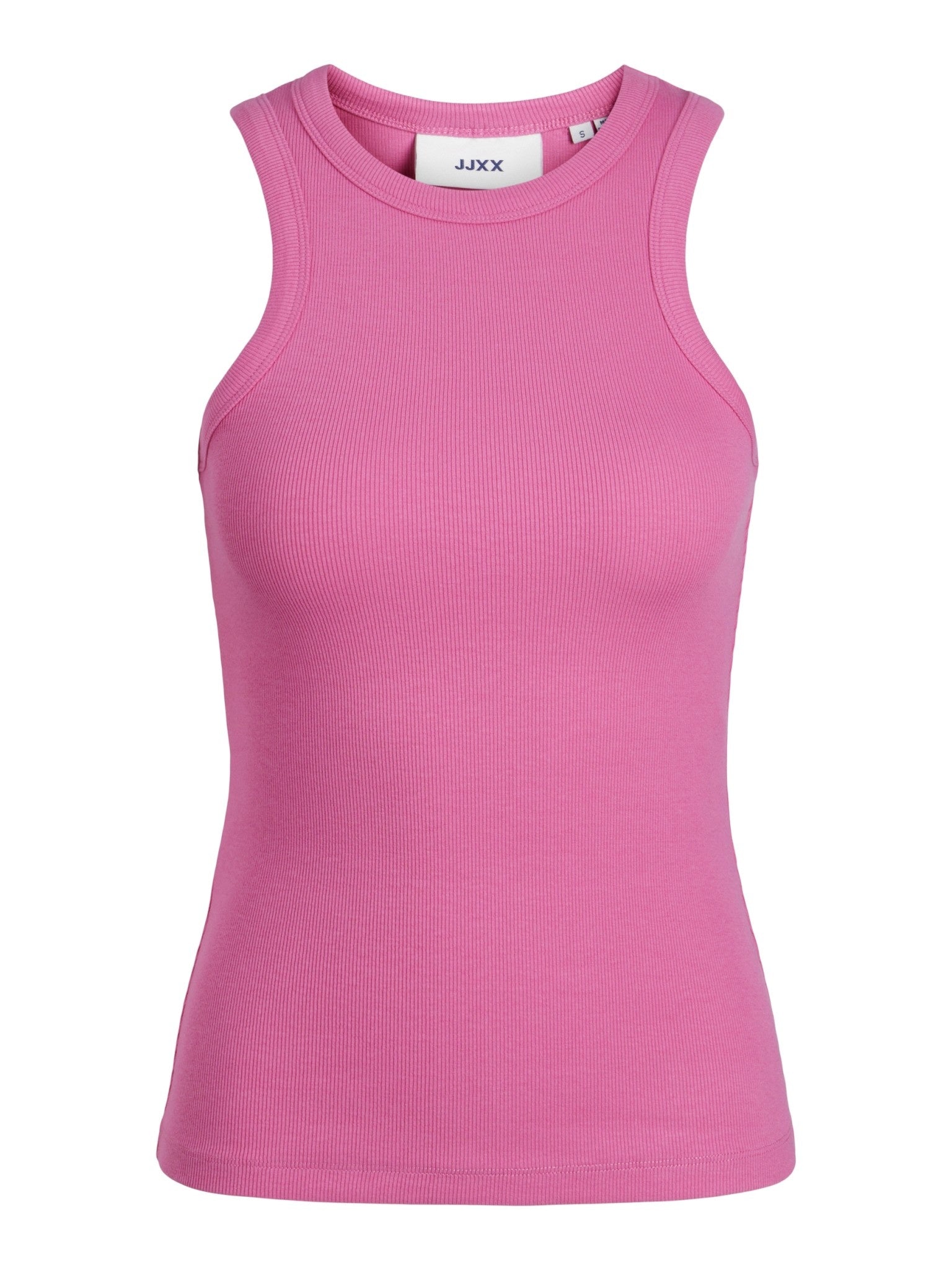 JXFOREST RIB TOP - CARMINE ROSE