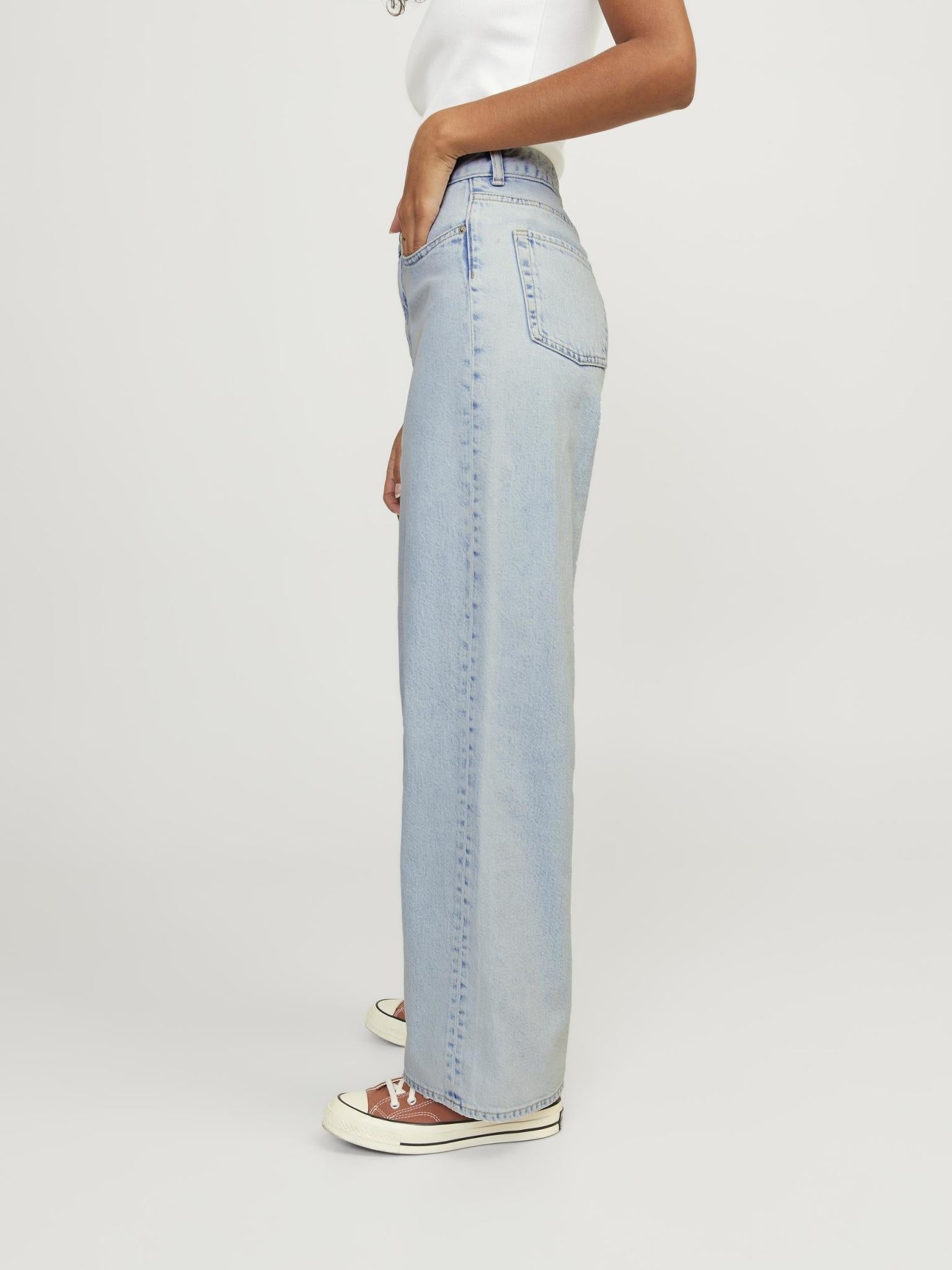JXTOKYO WIDE HW JEANS R6084 - LIGHT BLUE DENIM