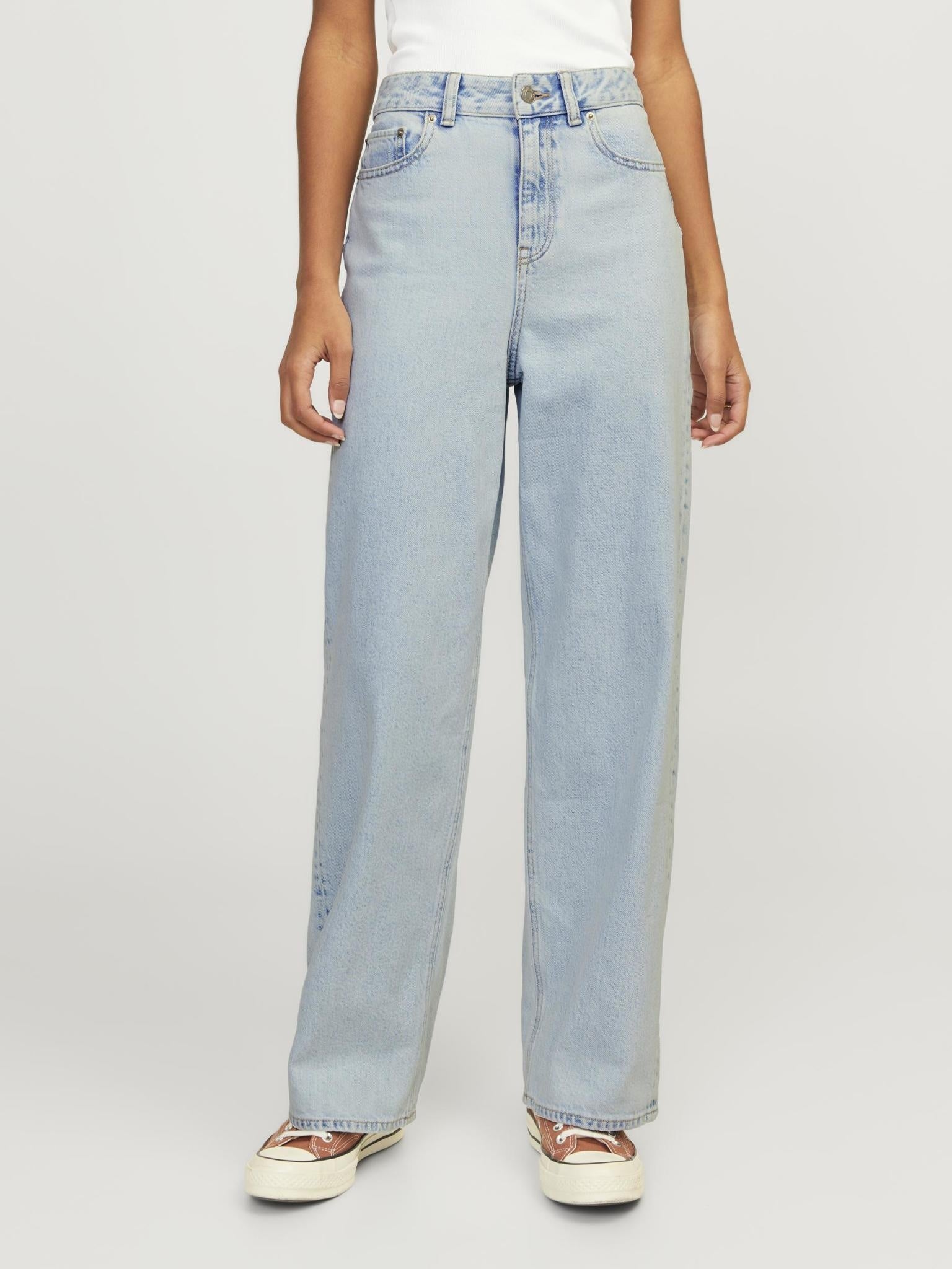 JXTOKYO WIDE HW JEANS R6084 - LIGHT BLUE DENIM