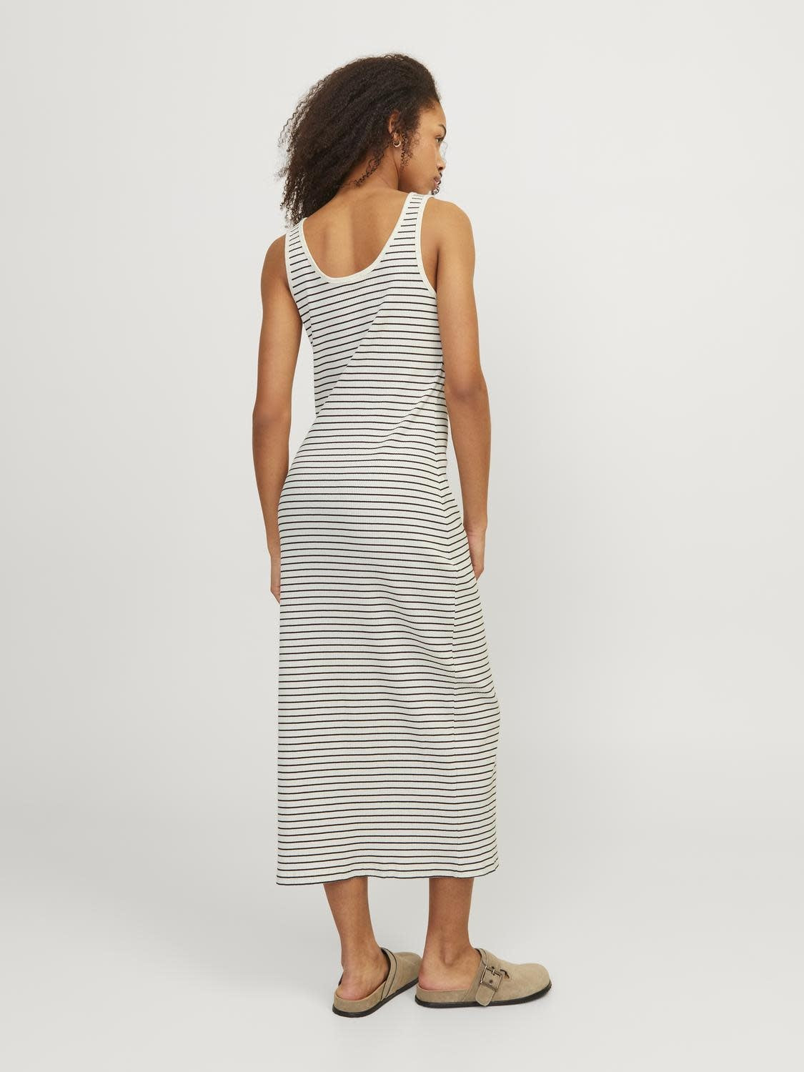 JXDAGMAR TIGHT LONG DRESS - VANILLA ICE/CAVIAR