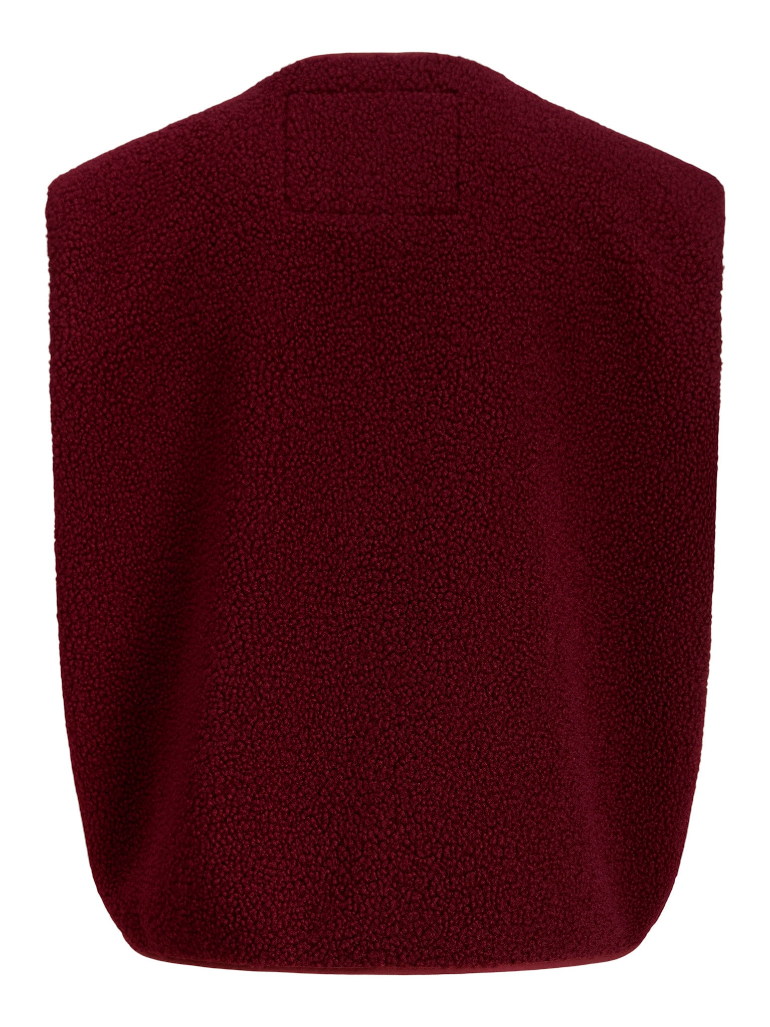JXVERA TEDDY VEST - CABERNET