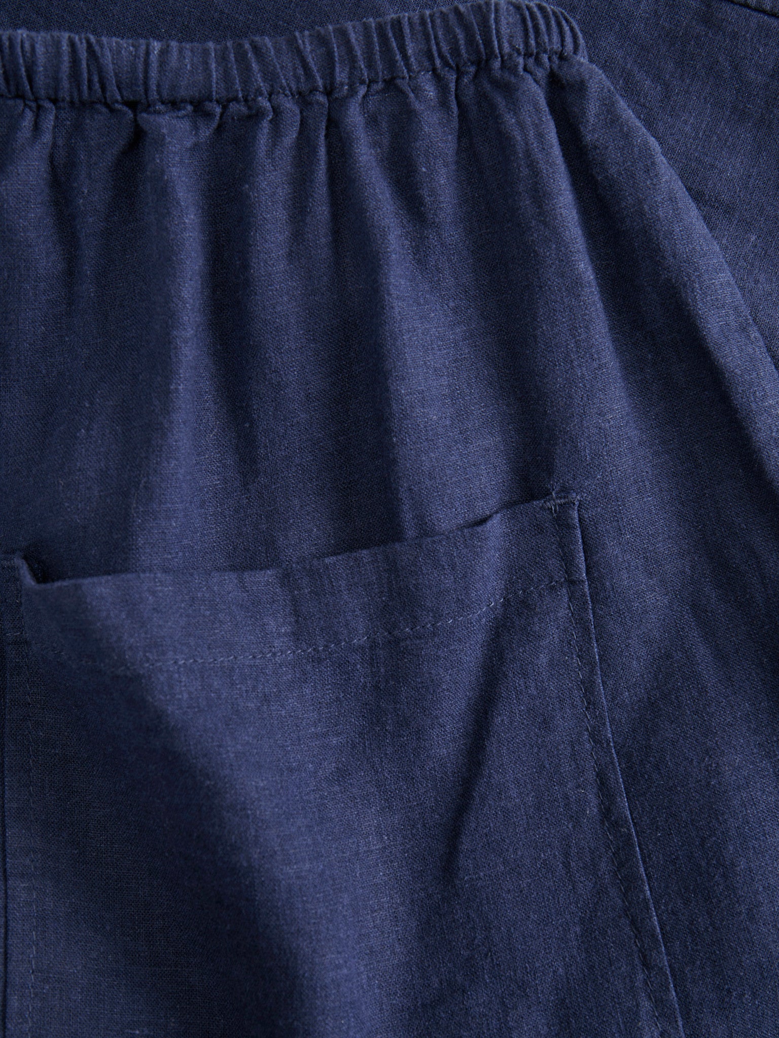 JXBREEZE SUMMER LINEN SHORTS - PEACOAT