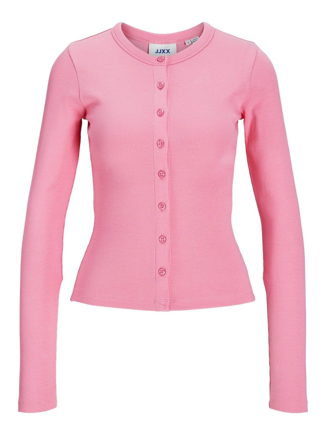 JXFIFI rib cardigan morning glory