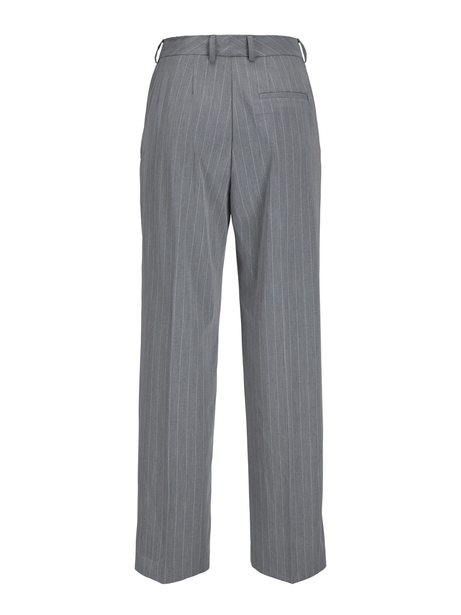 JXMARY HW PANT  - MED GREY / PINSTRIPE