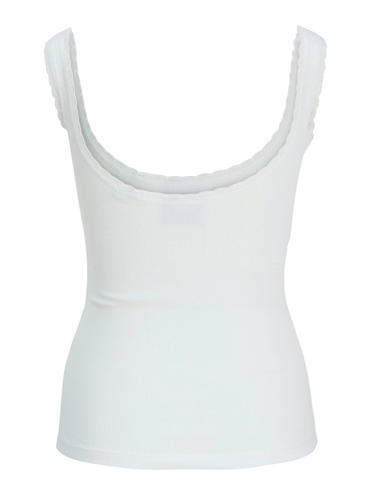 JXFAME SL LACE TOP - BLANC DE BLANC