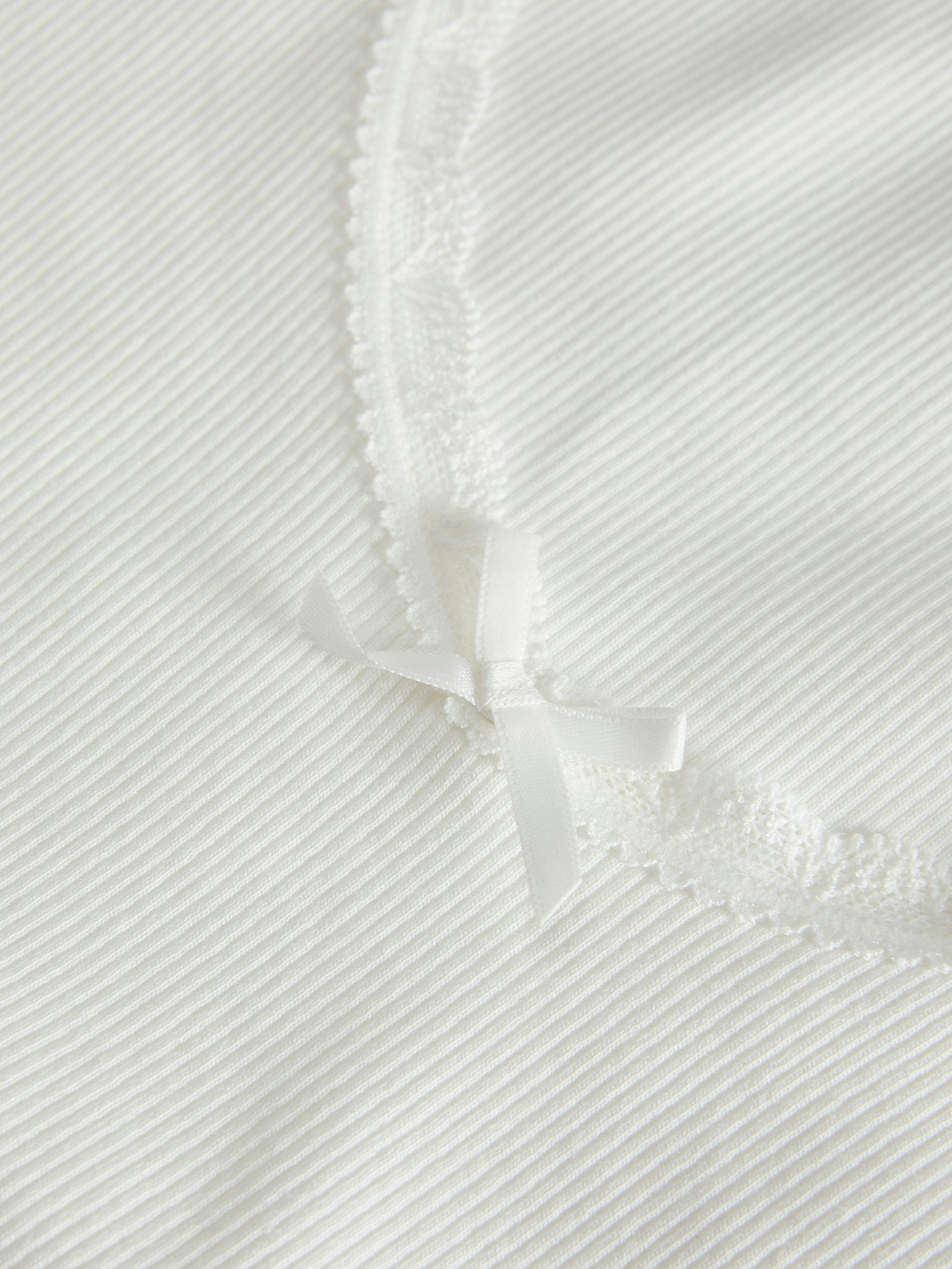 JXFAME SS LACE TOP - BLANC DE BLANC