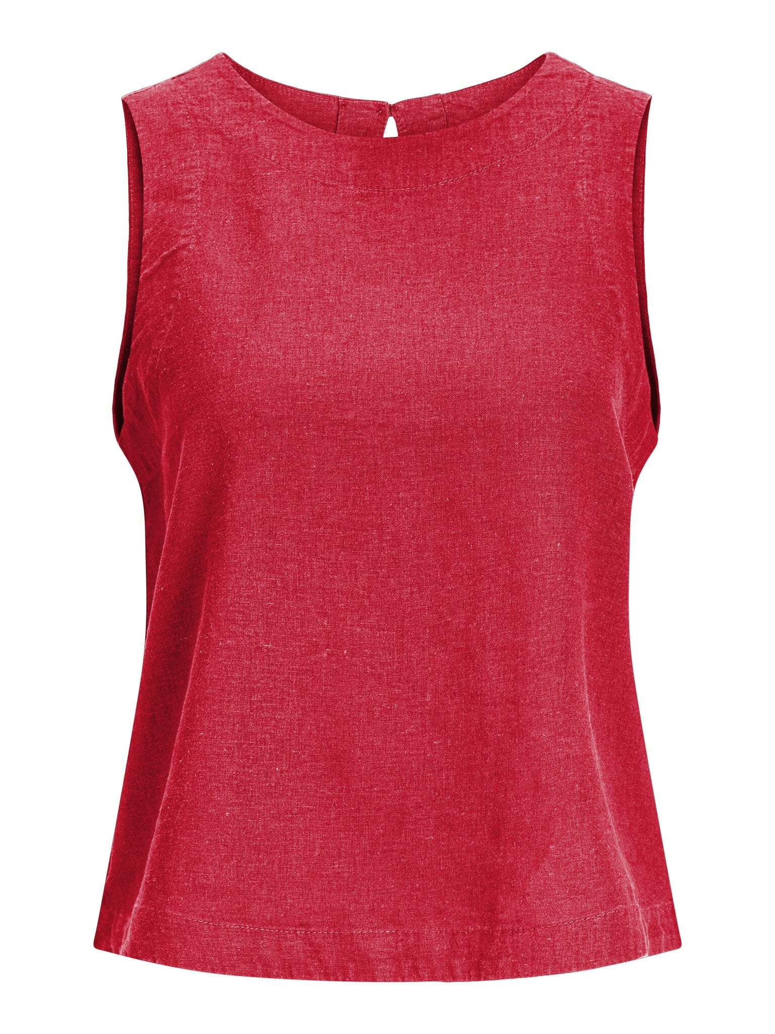 JXBREEZE SUMMER LINEN TOP - RACING RED