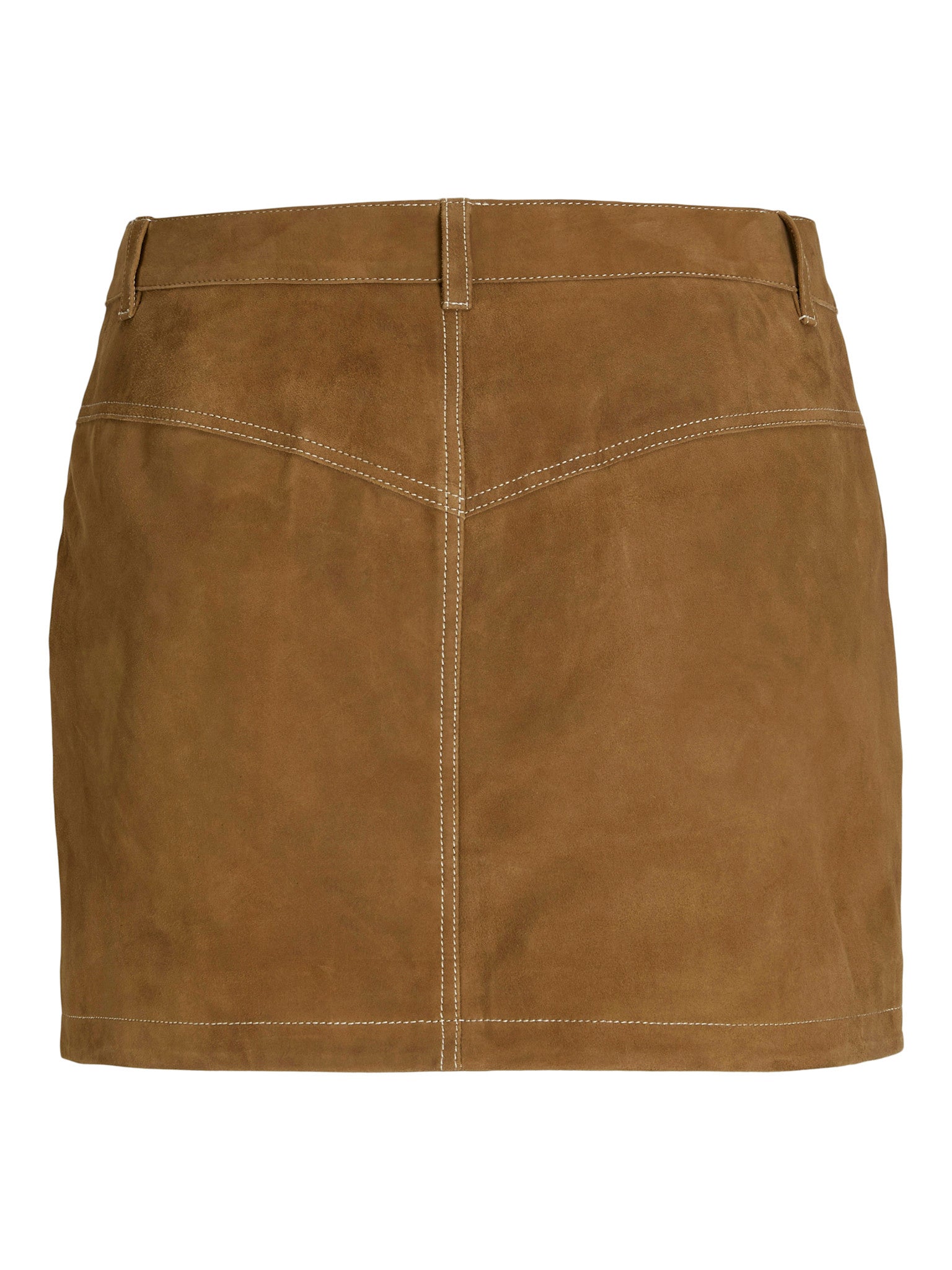 JXAVA suède rok - rubberbruin