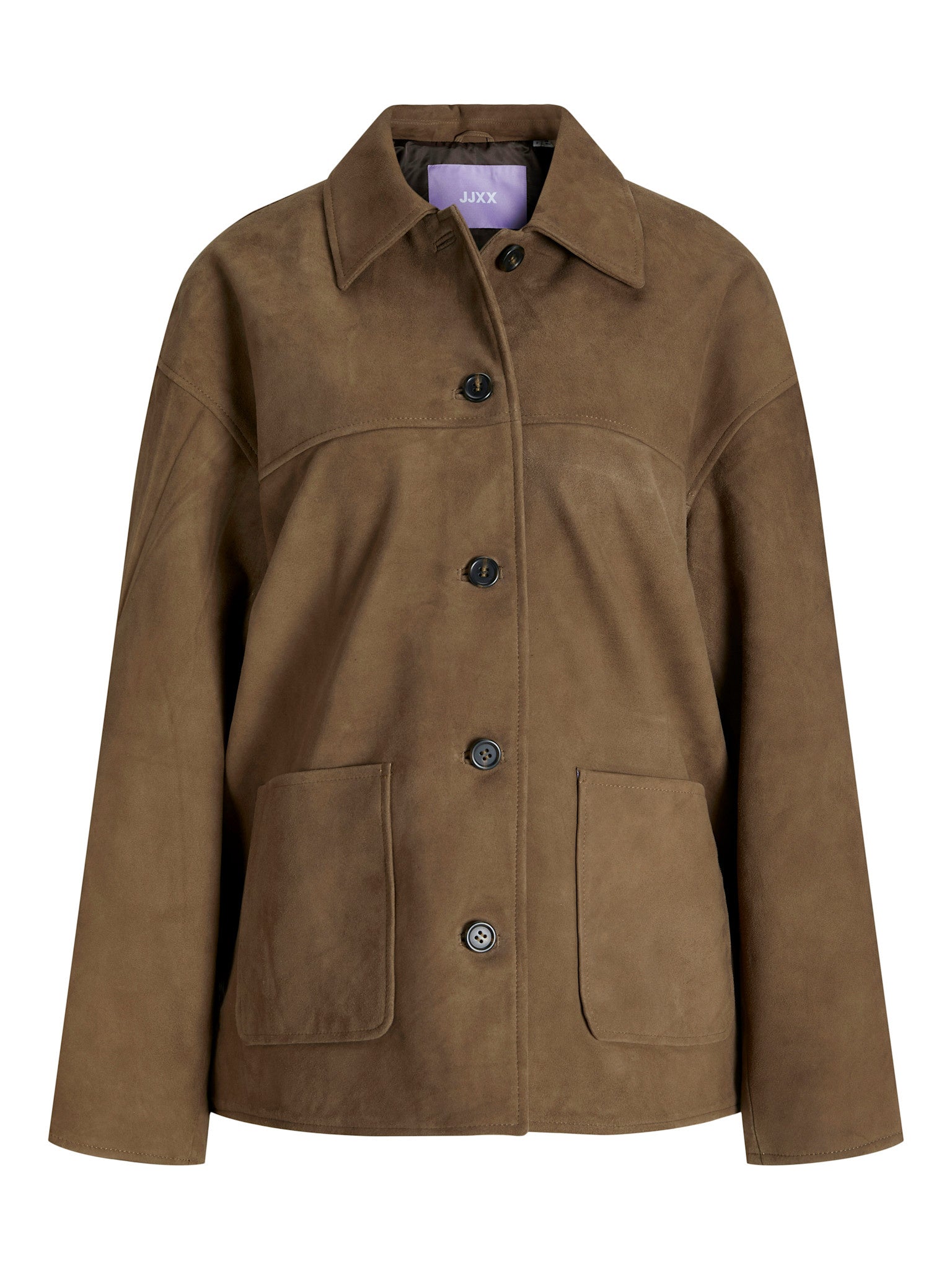 JXLUCY SUEDE JACKET - MOREL