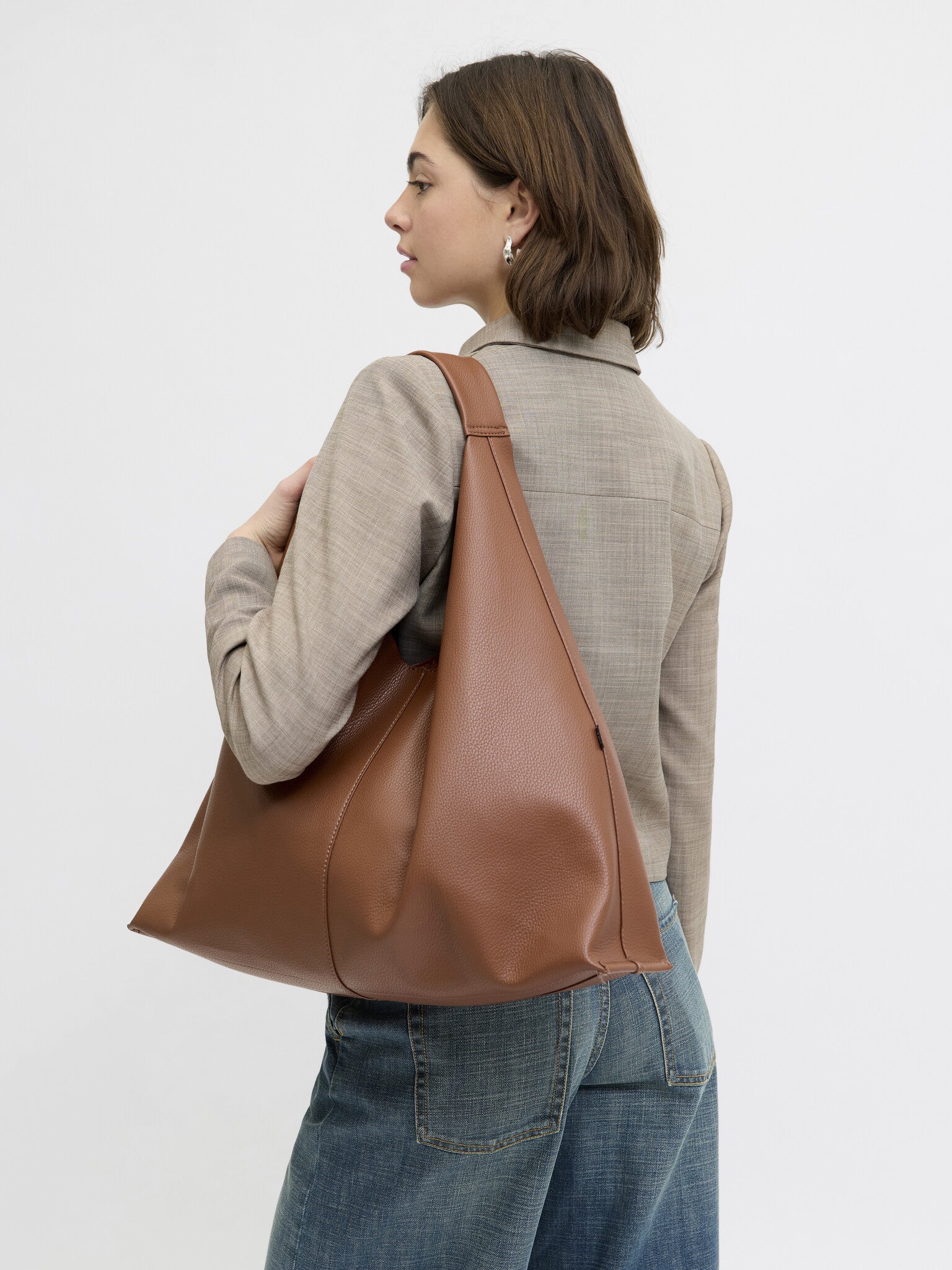 JXTAJMA SHOPPER BAG - BISON