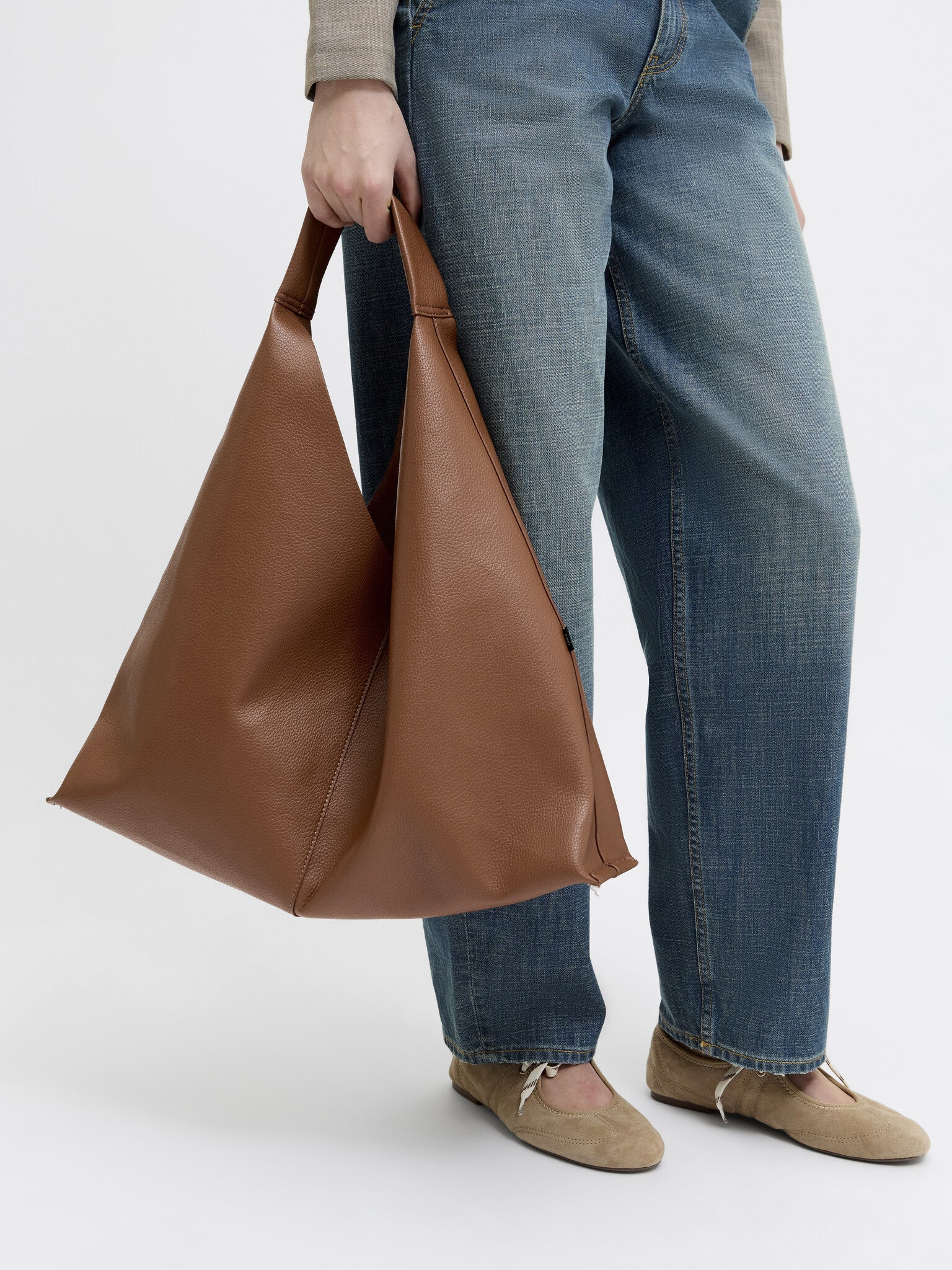 JXTAJMA SHOPPER BAG - BISON