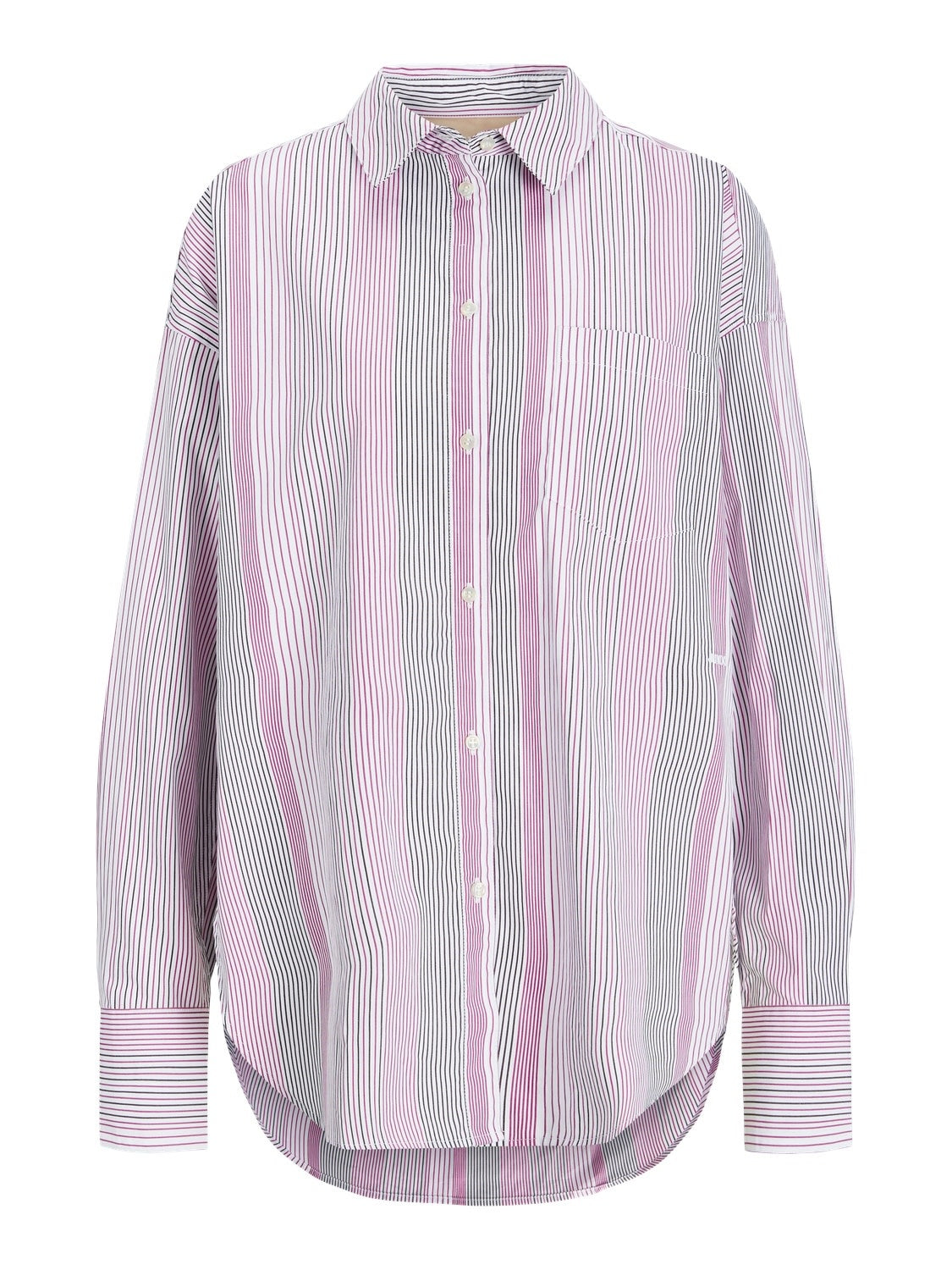 JXJAMIE RELAXED POPLIN SHIRT - FUCHSIA RED
