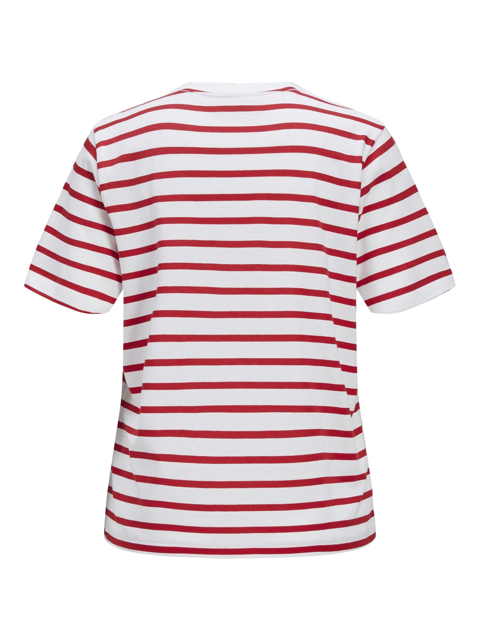 JXANNA REG T-SHIRT - RODE STREPEN