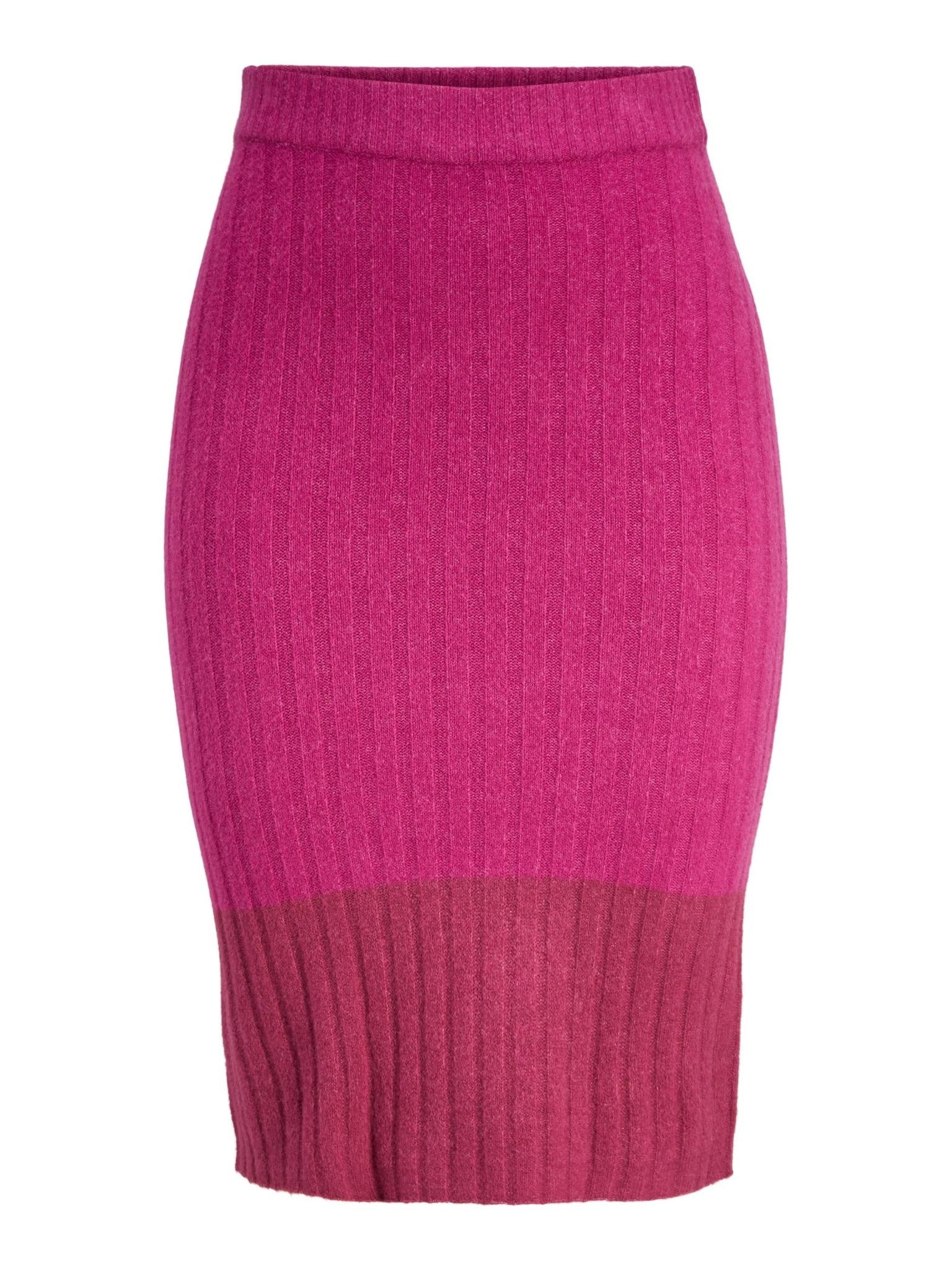 JXLAUREN KNIT SKIRT - FESTIVAL FUCHSIA