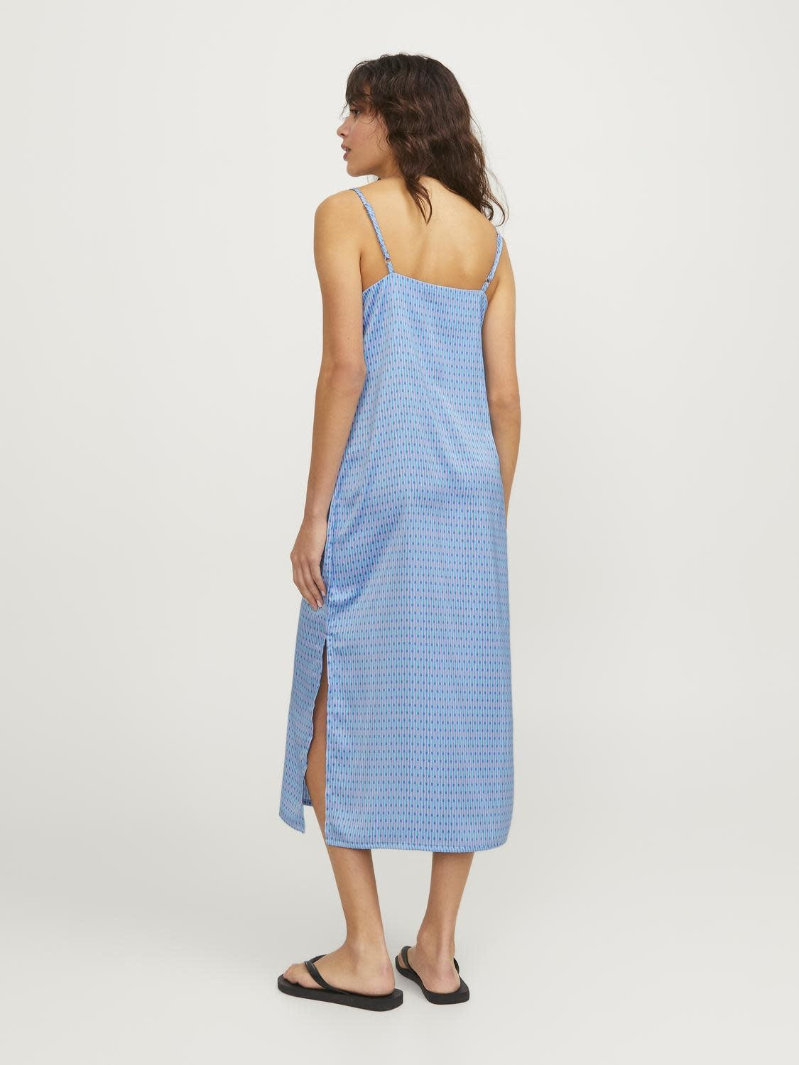JXCLEO SATIIN DRESS - SILVER LAKE BLUE
