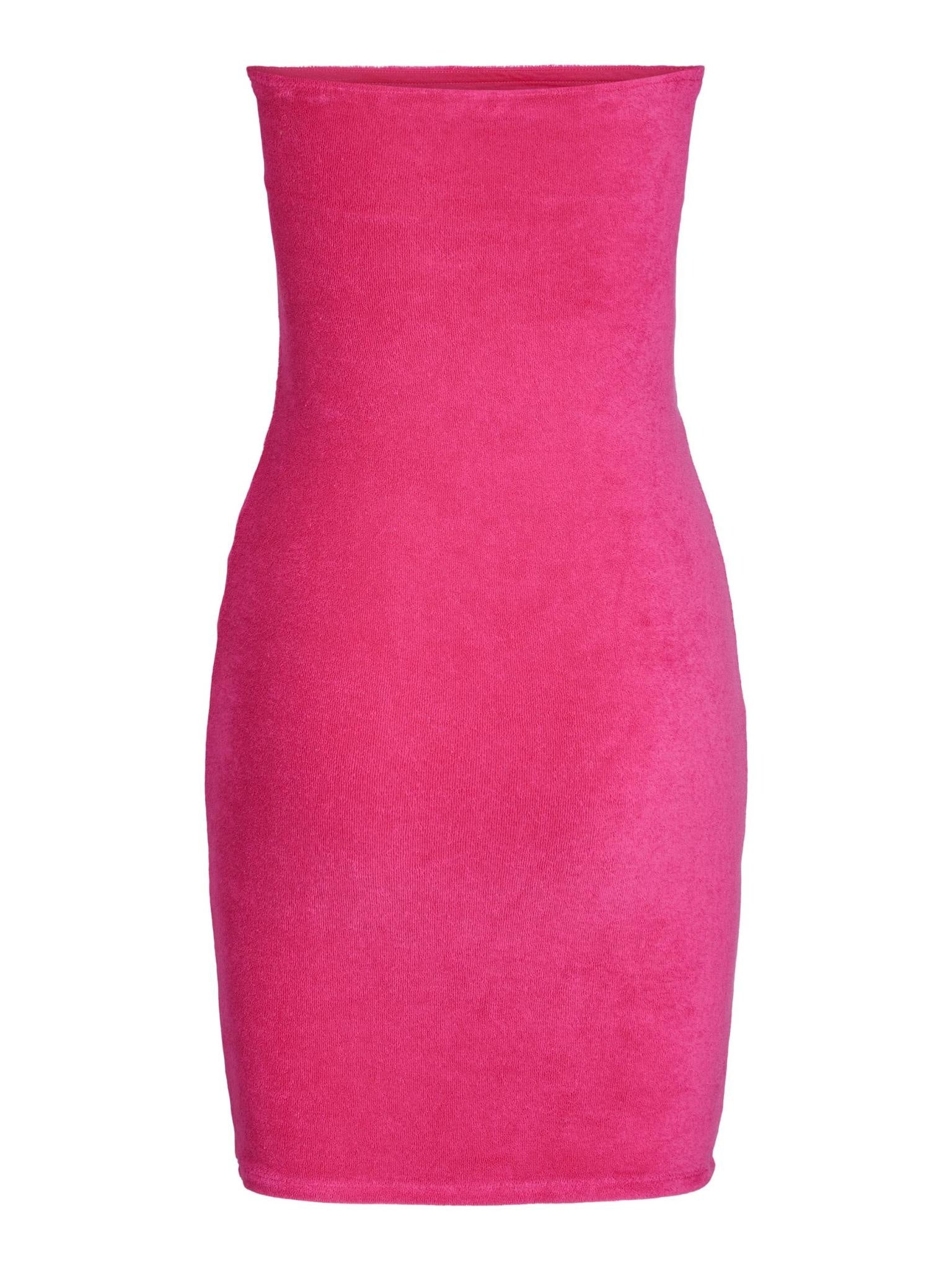 JXSILLA STRETCH TUBE DRESS - ROSE