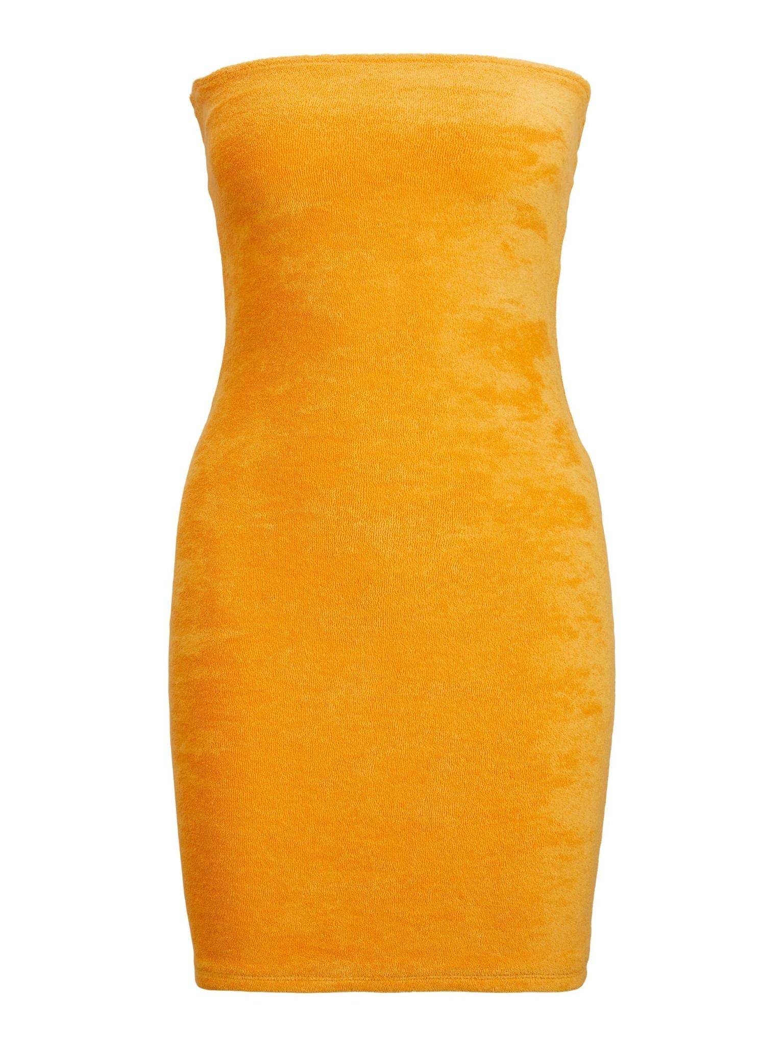 JXSILLA STRETCH TUBE DRESS - MARIGOLD