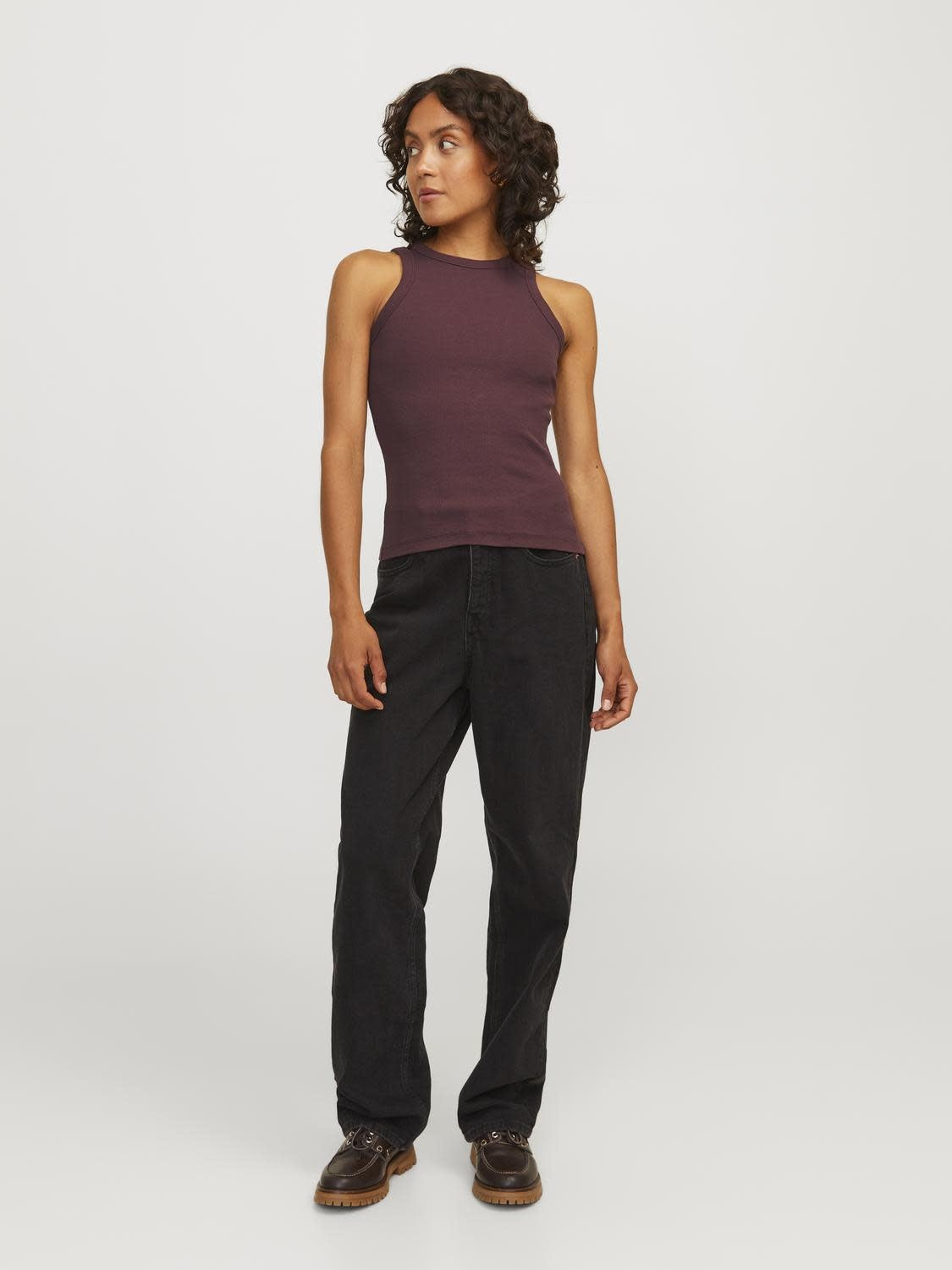 JXFOREST RIB TOP - SASSAFRAS