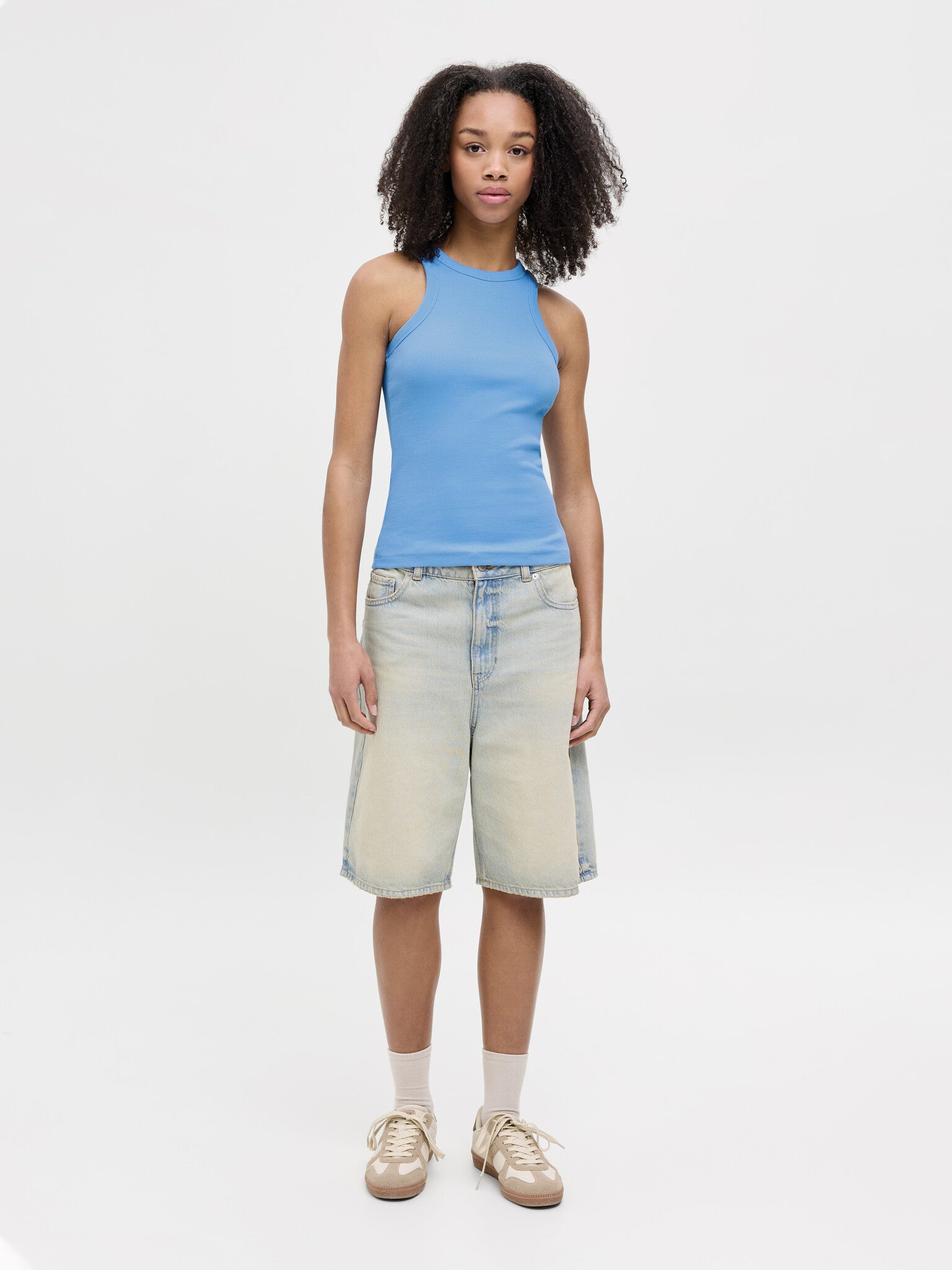 JXFOREST RIB TOP LITTLE BOY BLUE