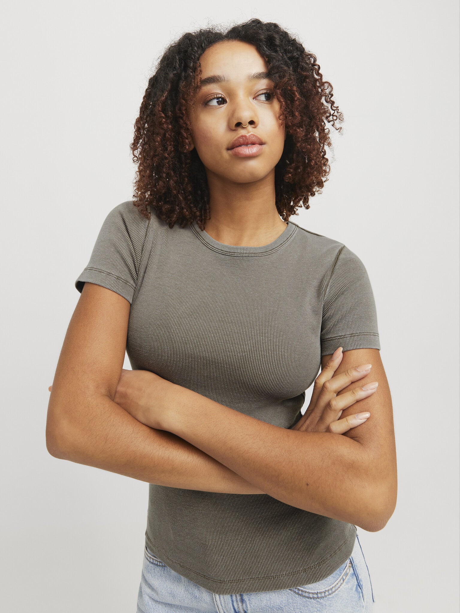 JXFRANKIE WASH TEE- MOREL