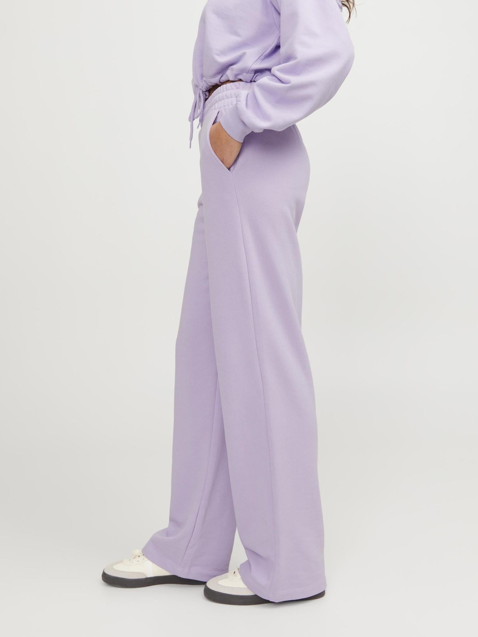 JXALFA REG WIDE HW PANTS SWT - LILAC BREEZE