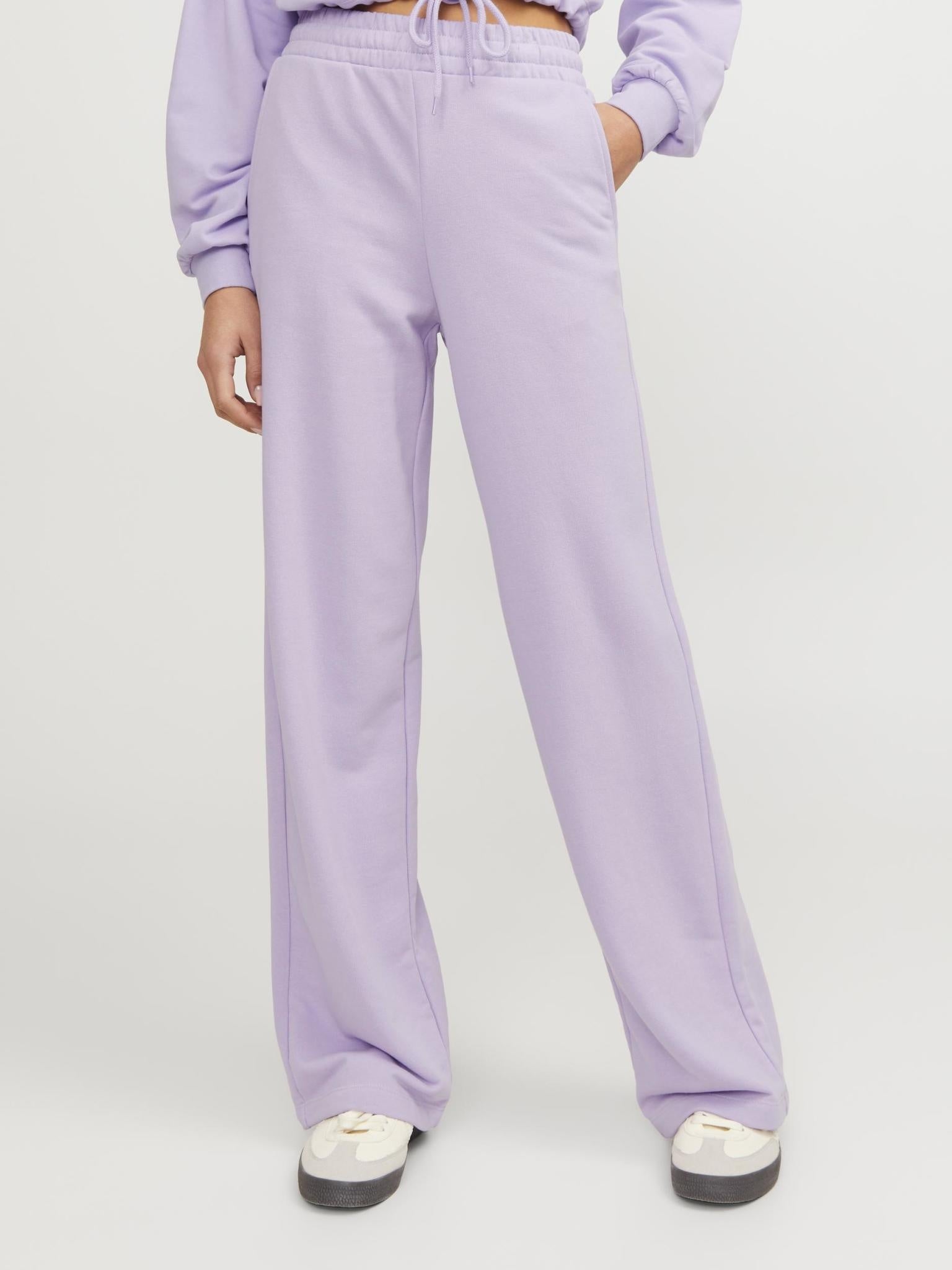 JXALFA REG WIDE HW PANTS SWT - LILAC BREEZE