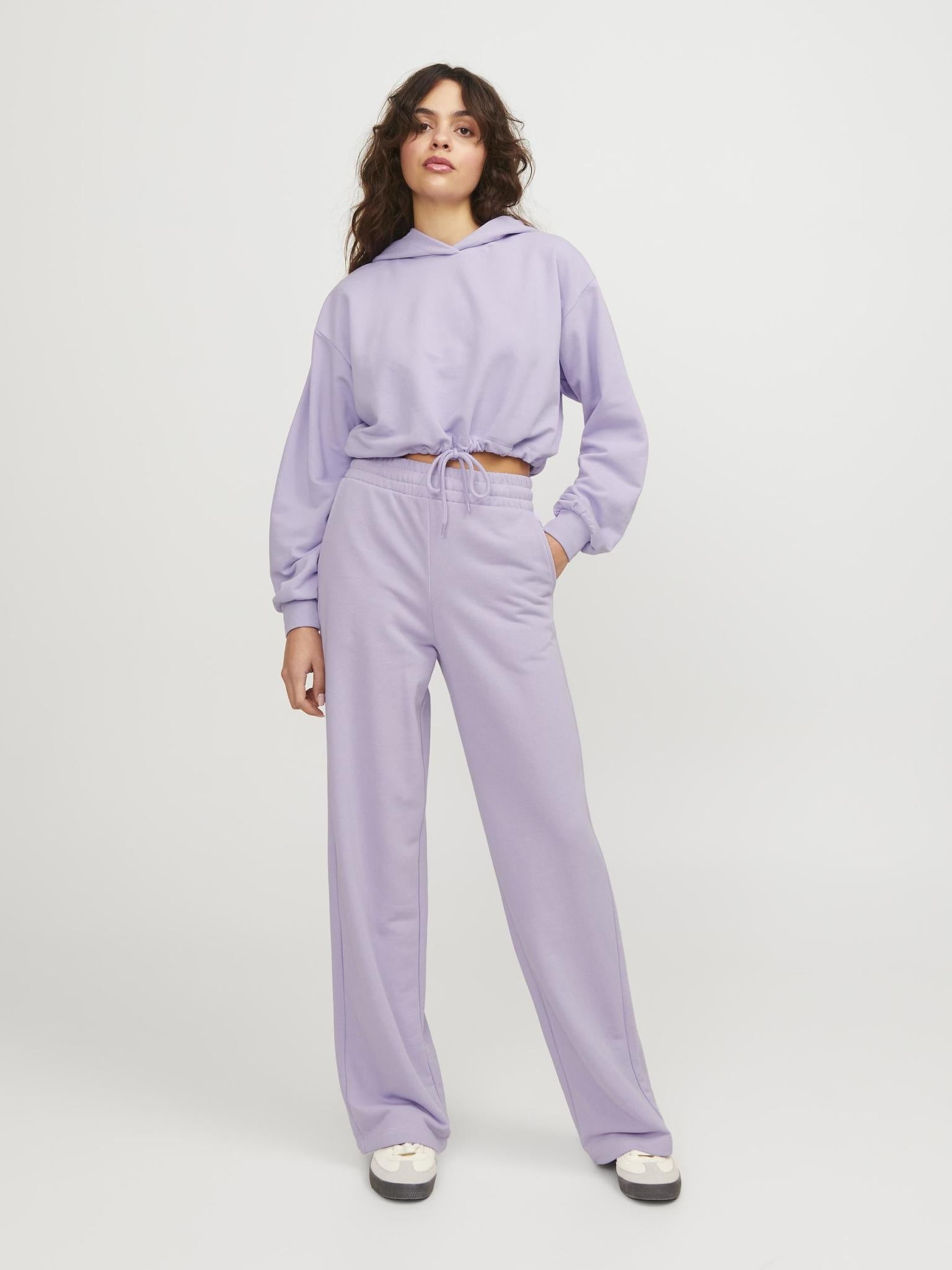 JXALFA REG WIDE HW PANTS SWT - LILAC BREEZE