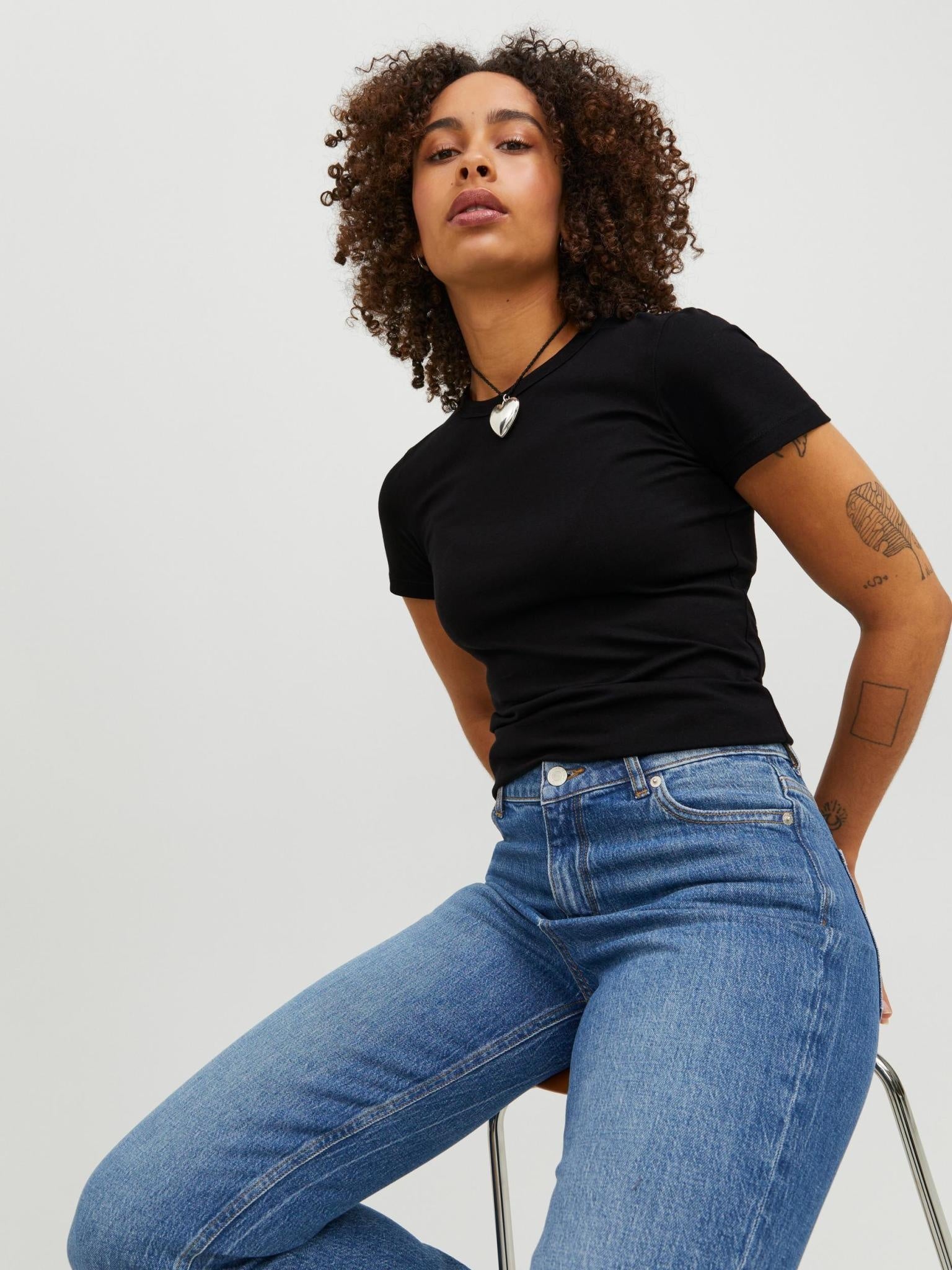 JXGIGI T-SHIRT - ZWART