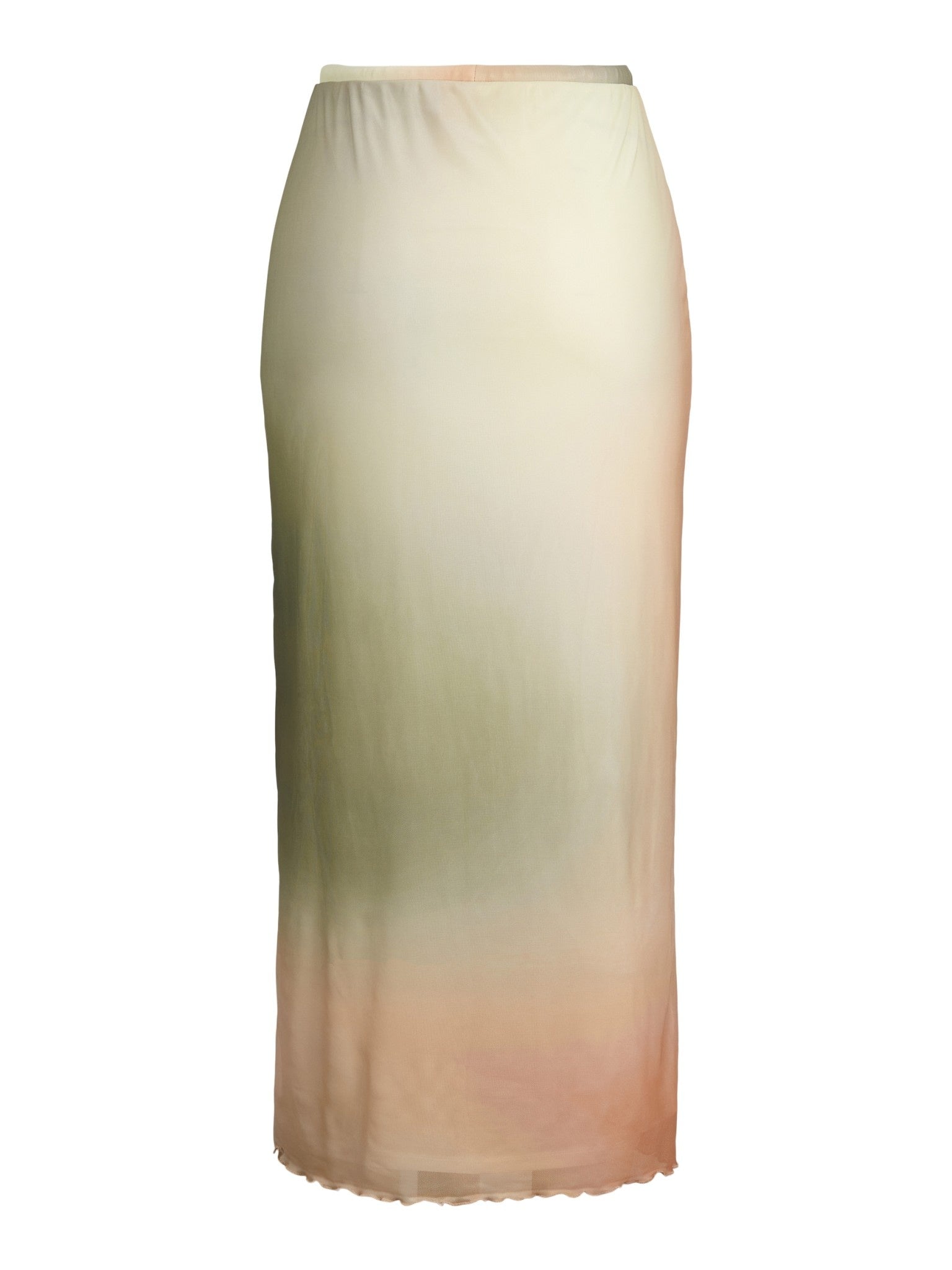 JXSAGE MESH MW SKIRT - SMALL BLUR PRINT