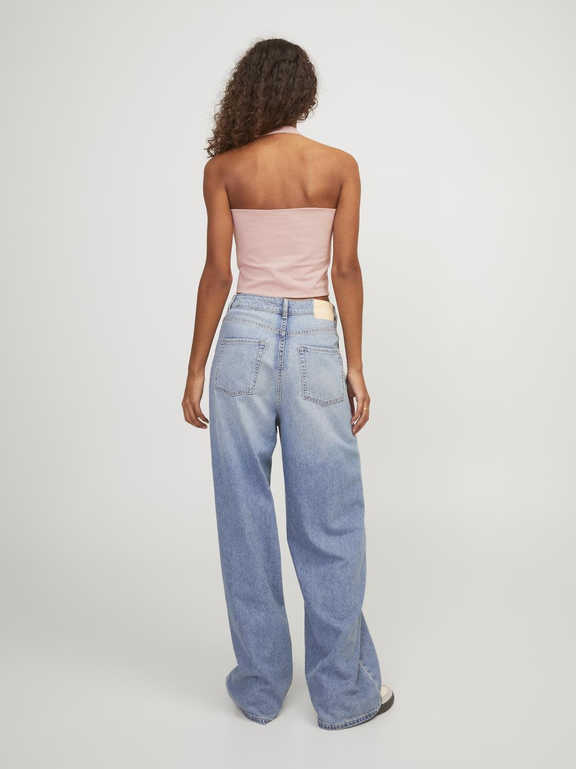 JXLORELEI HALTER TOP - SILVER PINK