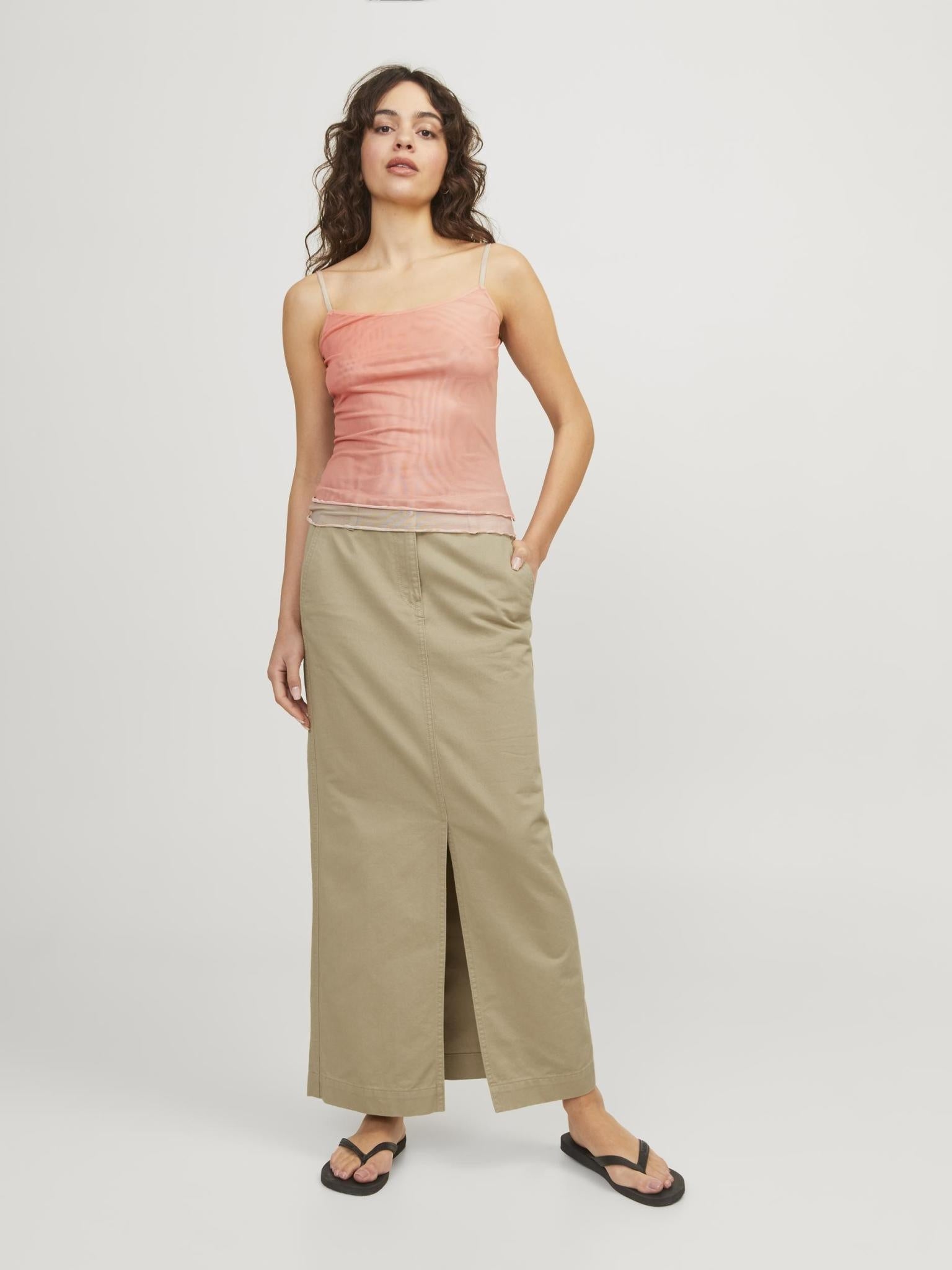 JXMADDY LONG MW SKIRT - INCENSE