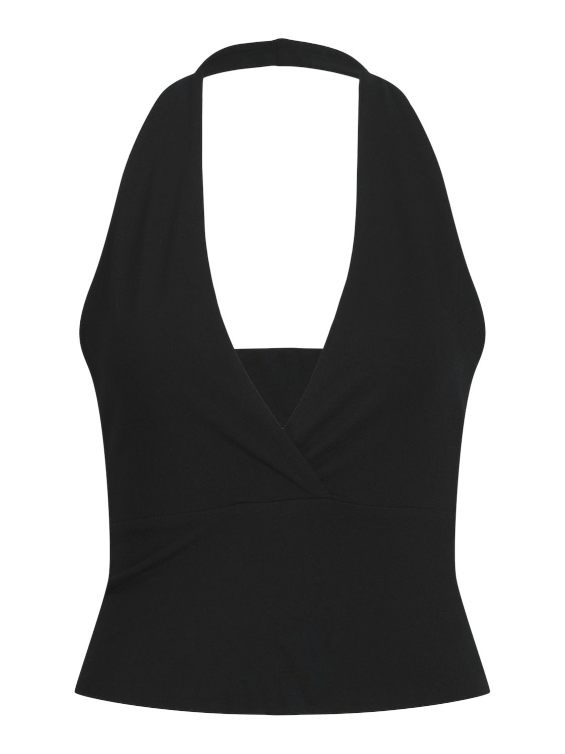 JXLORELEI HALTER TOP - BLACK