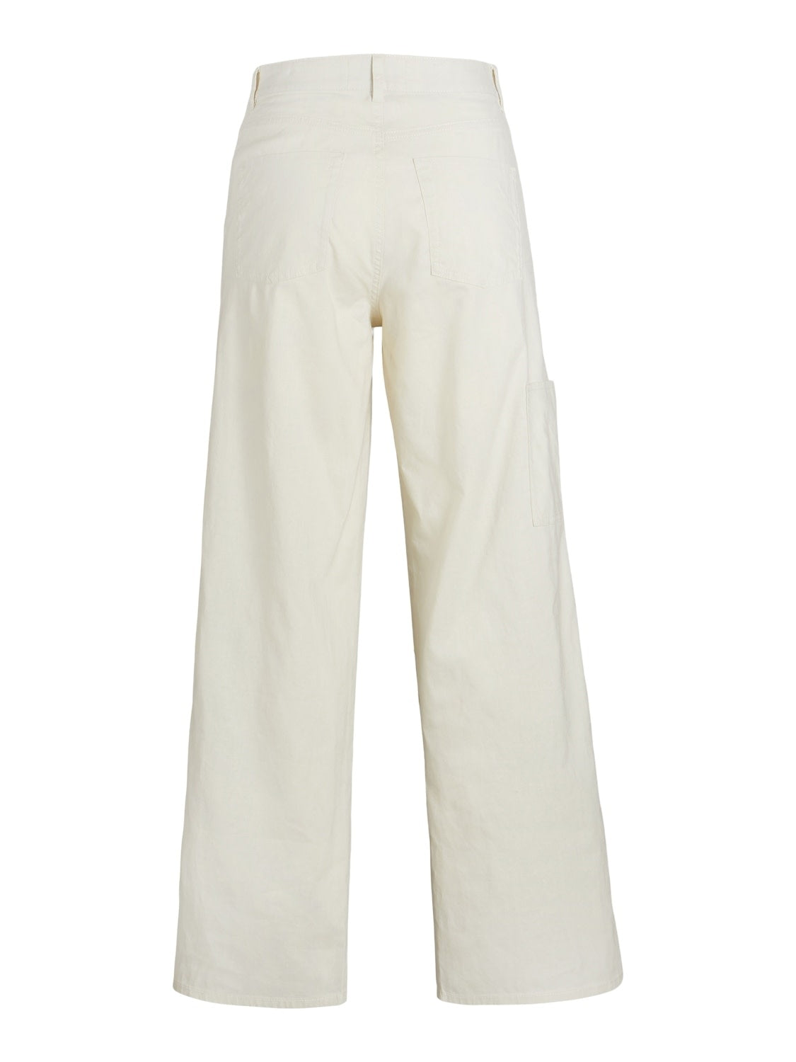 JXLISA LINEN WIDE MW PANT - VANILLA ICE