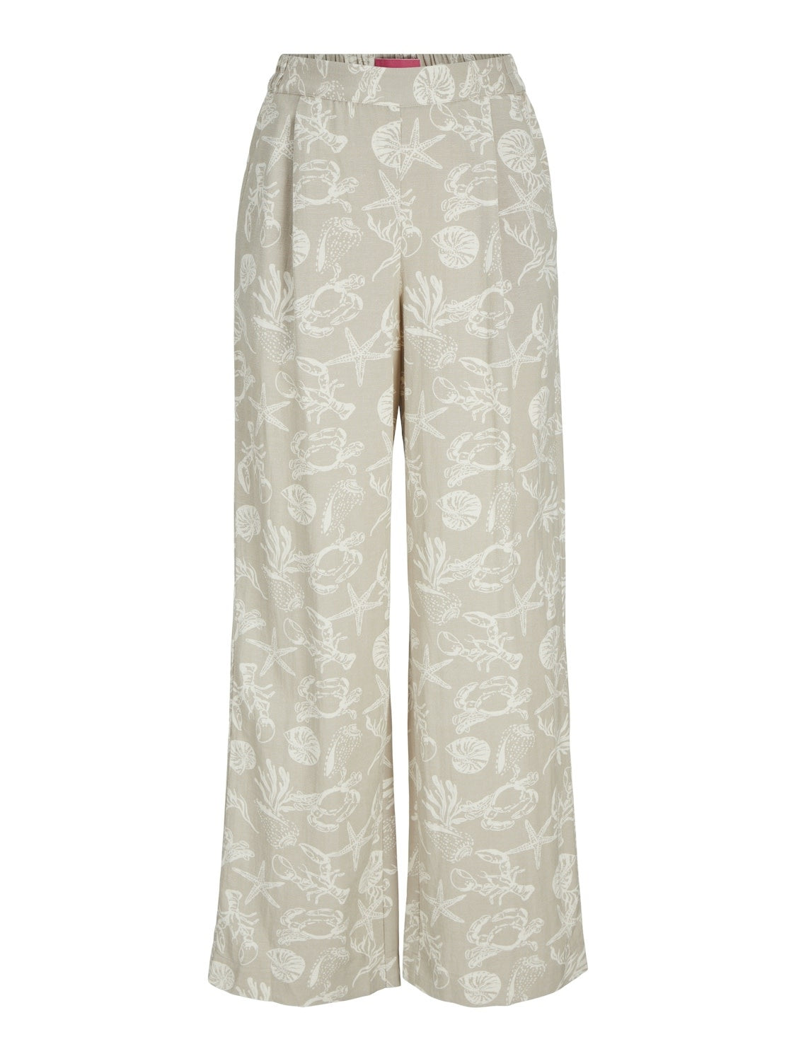 JXANNIKA HW LINNENMIX BROEK - VEDERGRIJS