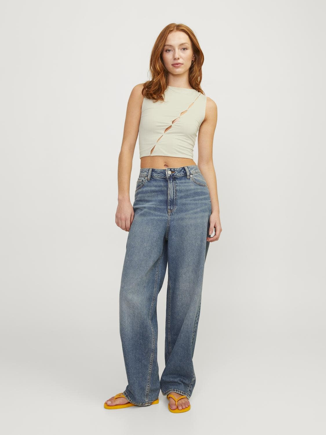 JXHARPER TOP - BONE WHITE