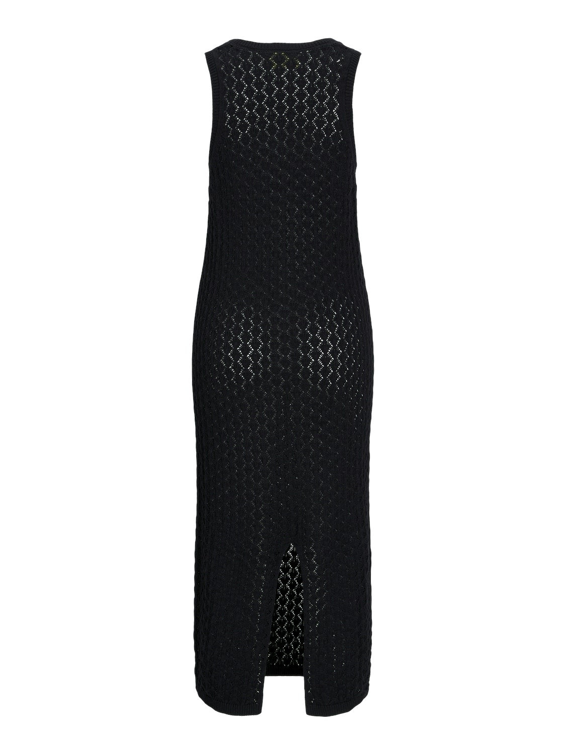 JXZURI LONG DRESS KNIT - BLACK