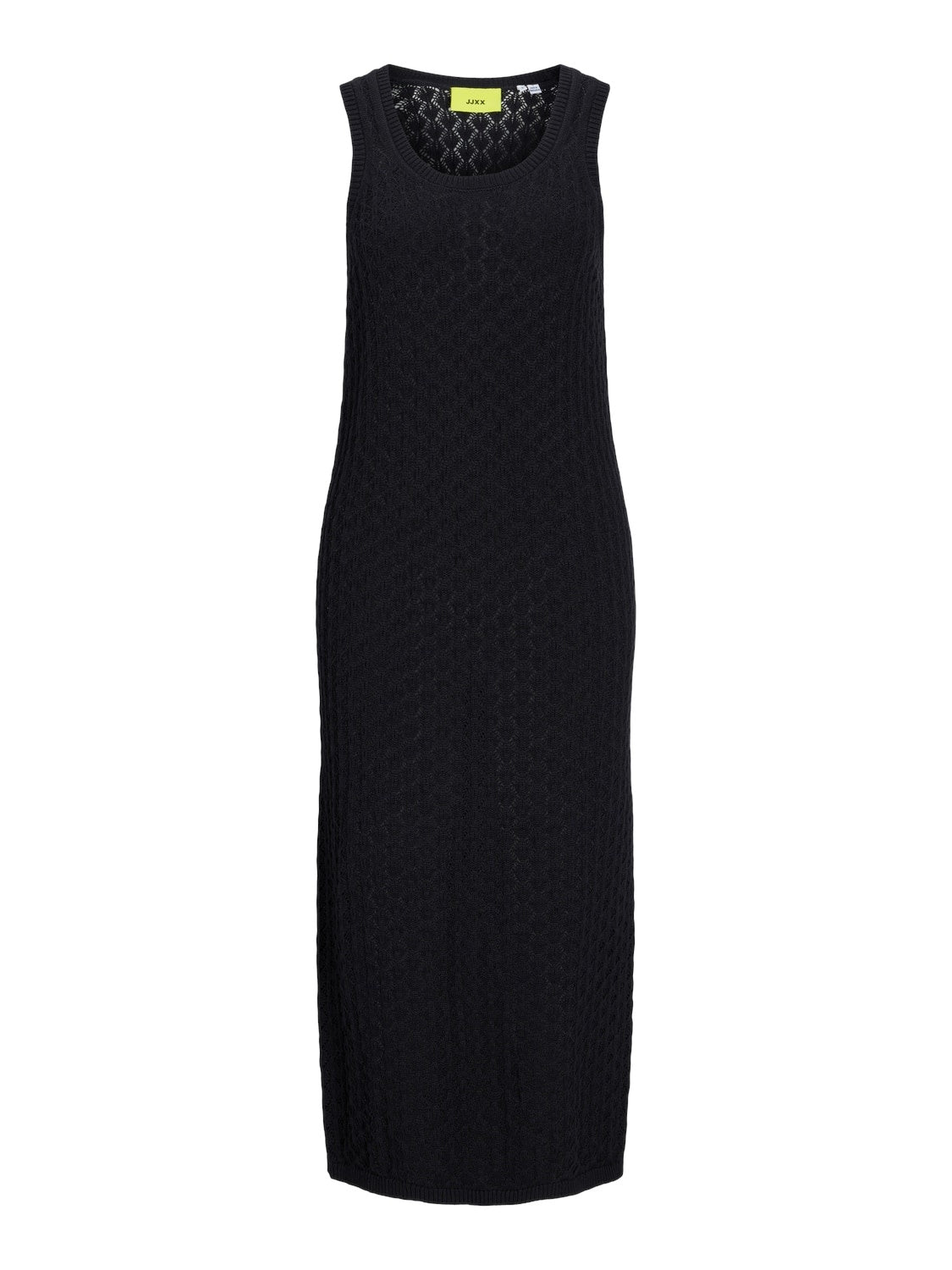 JXZURI LONG DRESS KNIT - BLACK