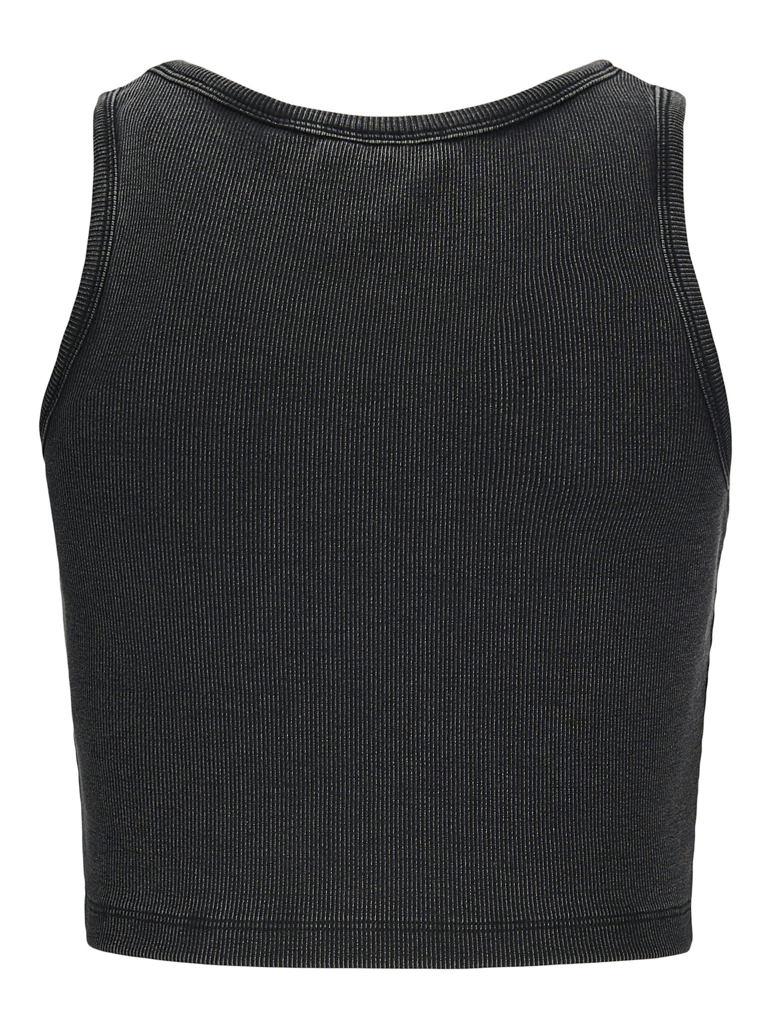 JXFALLON WASH RIB TOP - BLACK