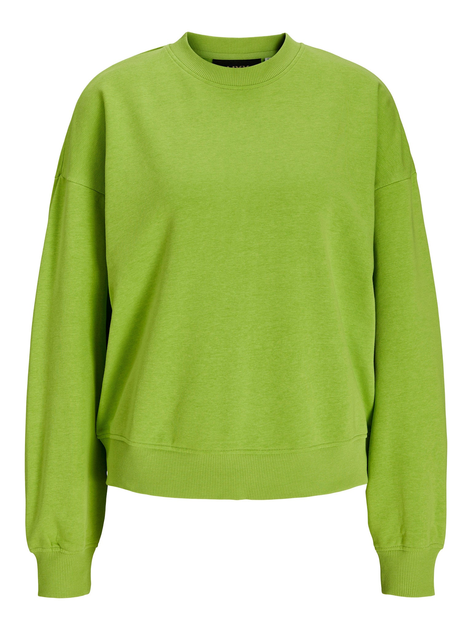 JXALFA LS CREW SWEATER- PARROT GREEN