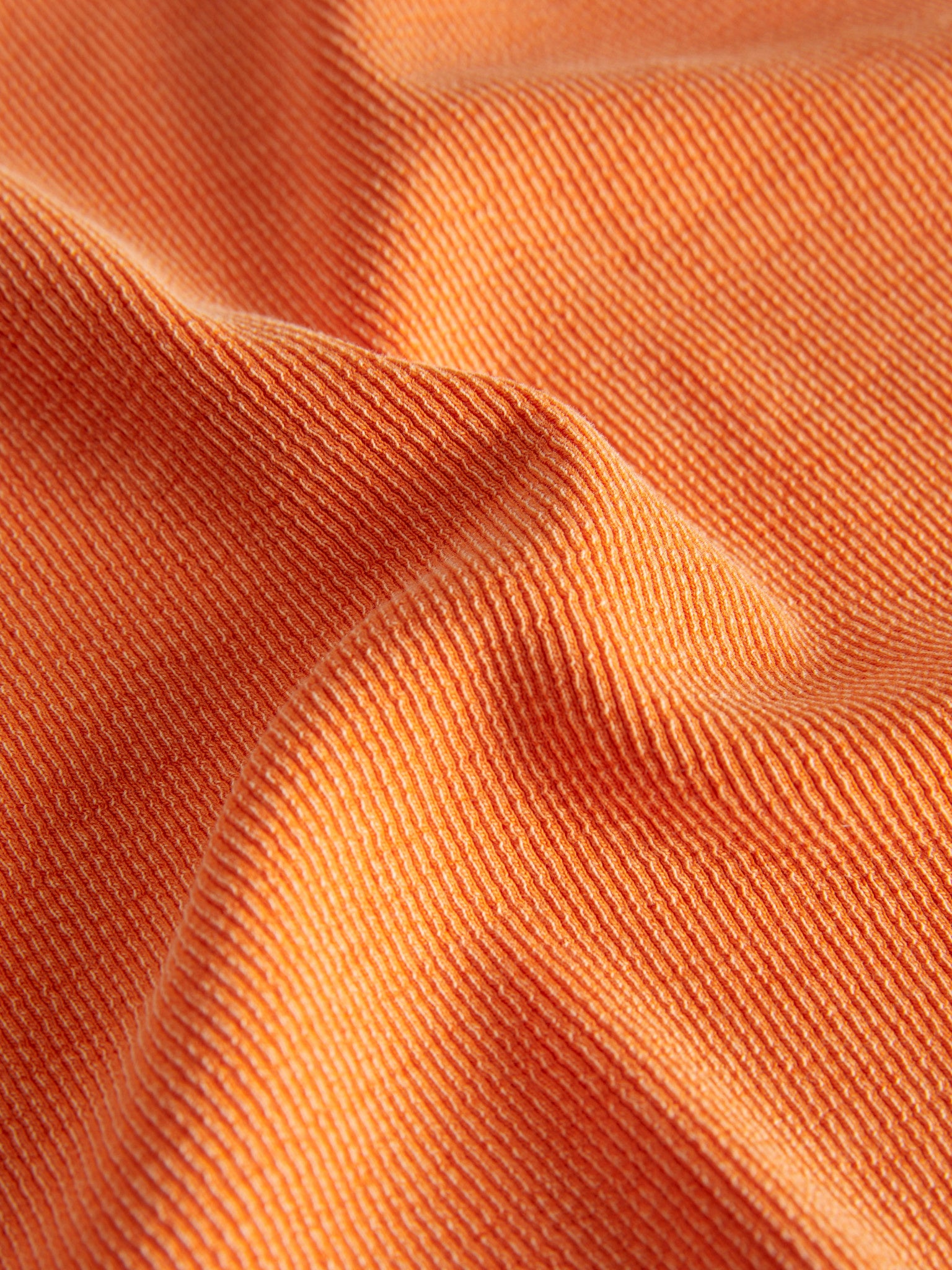 JXFALLON WASH RIB TOP - PERSIMMON ORANGE