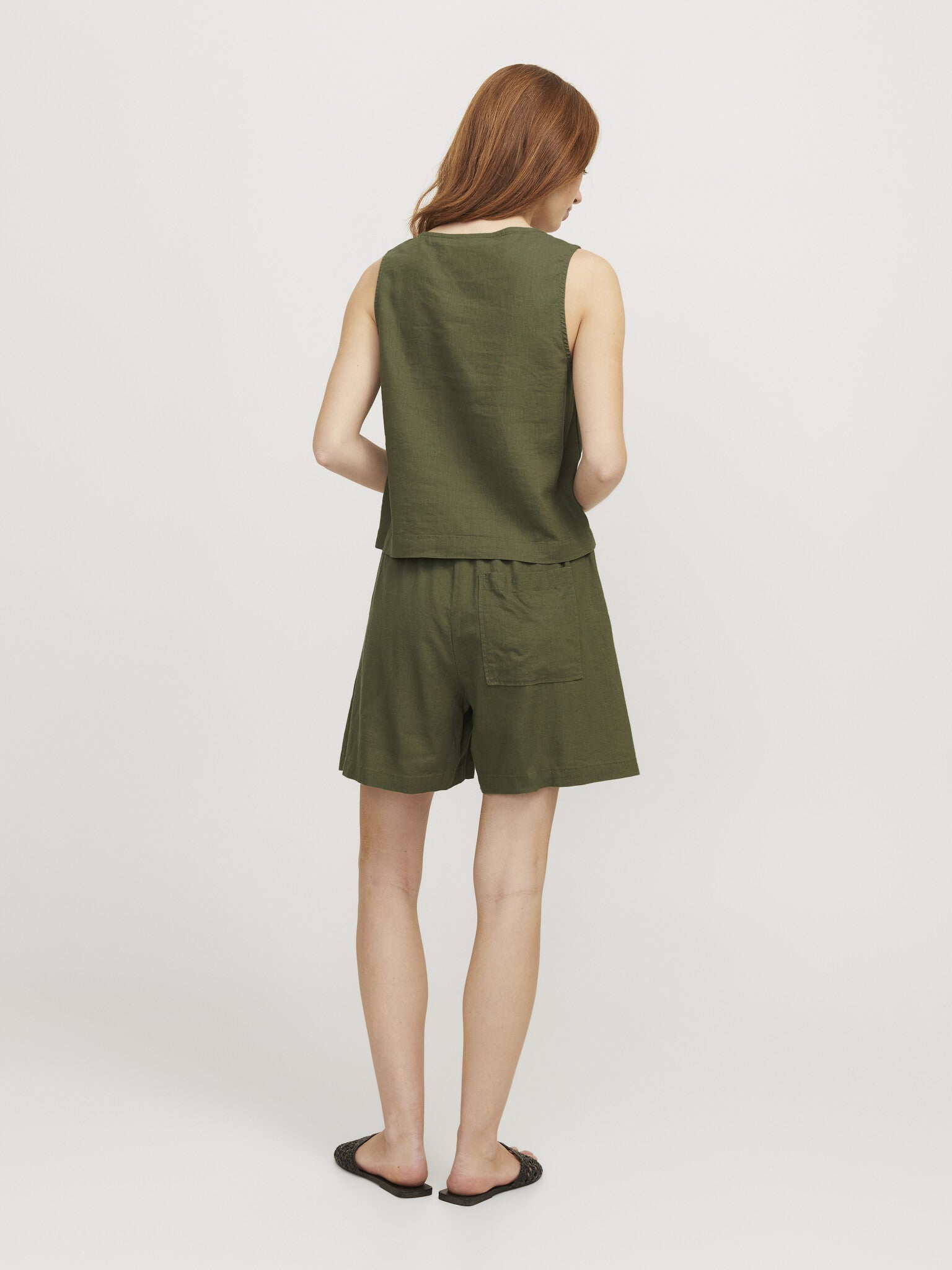 JXBREEZE SUMMER TOP - DUSTY OLIVE