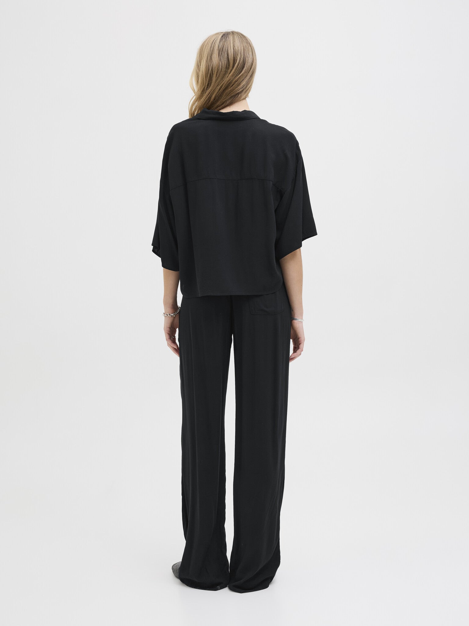 JXMIRA VISCOSE SHIRT - BLACK