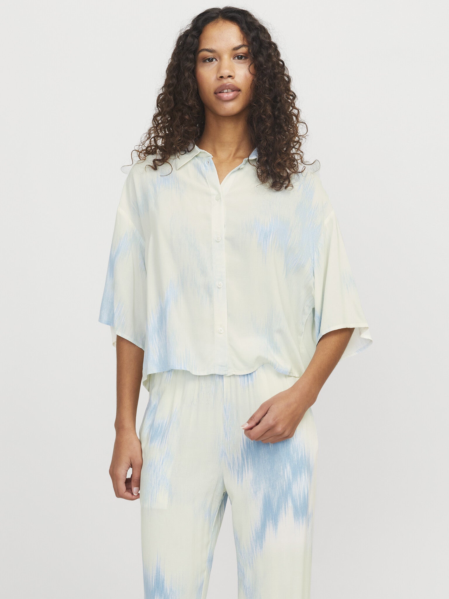 JXMIRA VISCOSE SHIRT - LITTLE BOY BLUE