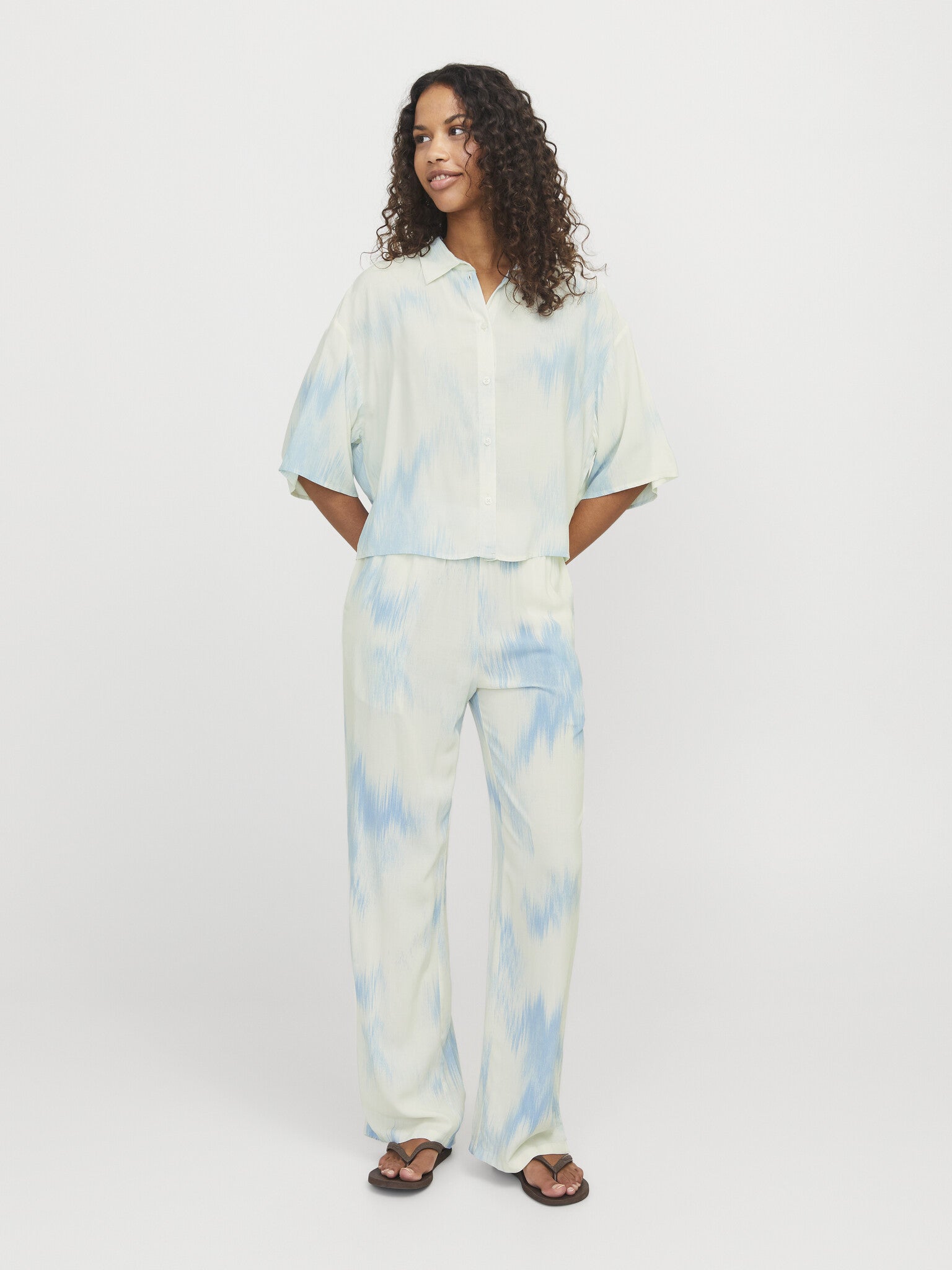 JXMIRA VISCOSE SHIRT - LITTLE BOY BLUE